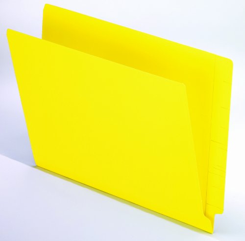 Pendaflex Reinforced End Tab Folders Two Ply Tab Letter Yellow 100/Box H110DY