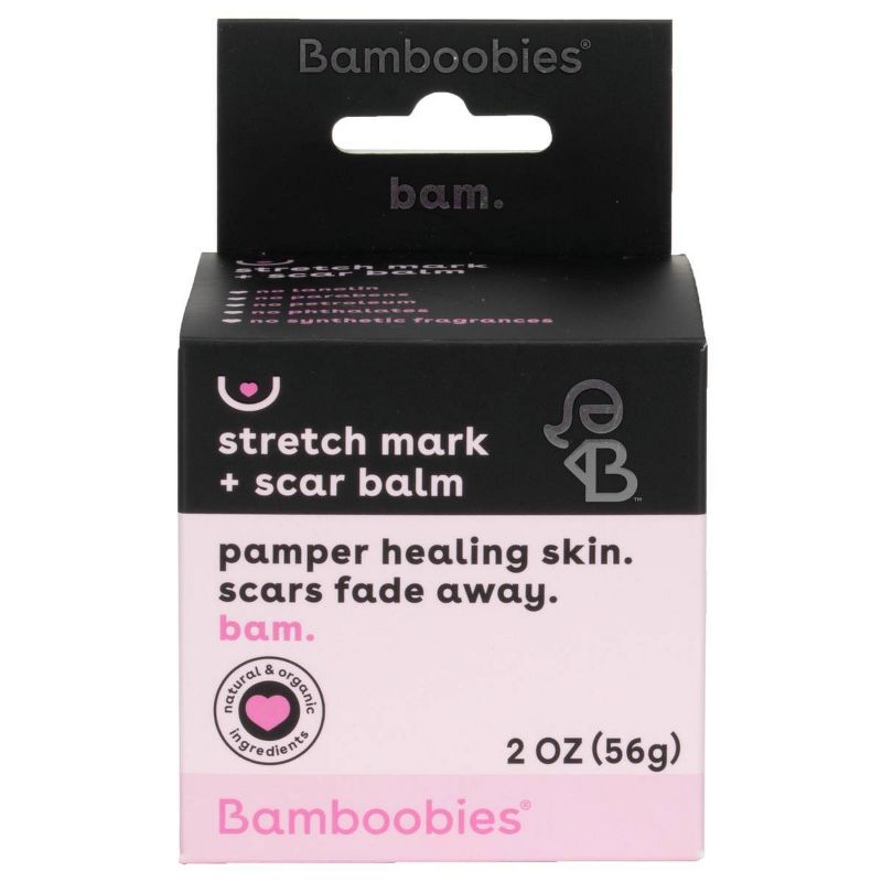 Bamboobies Stretch Mark + Scar Balm Cream - 2oz