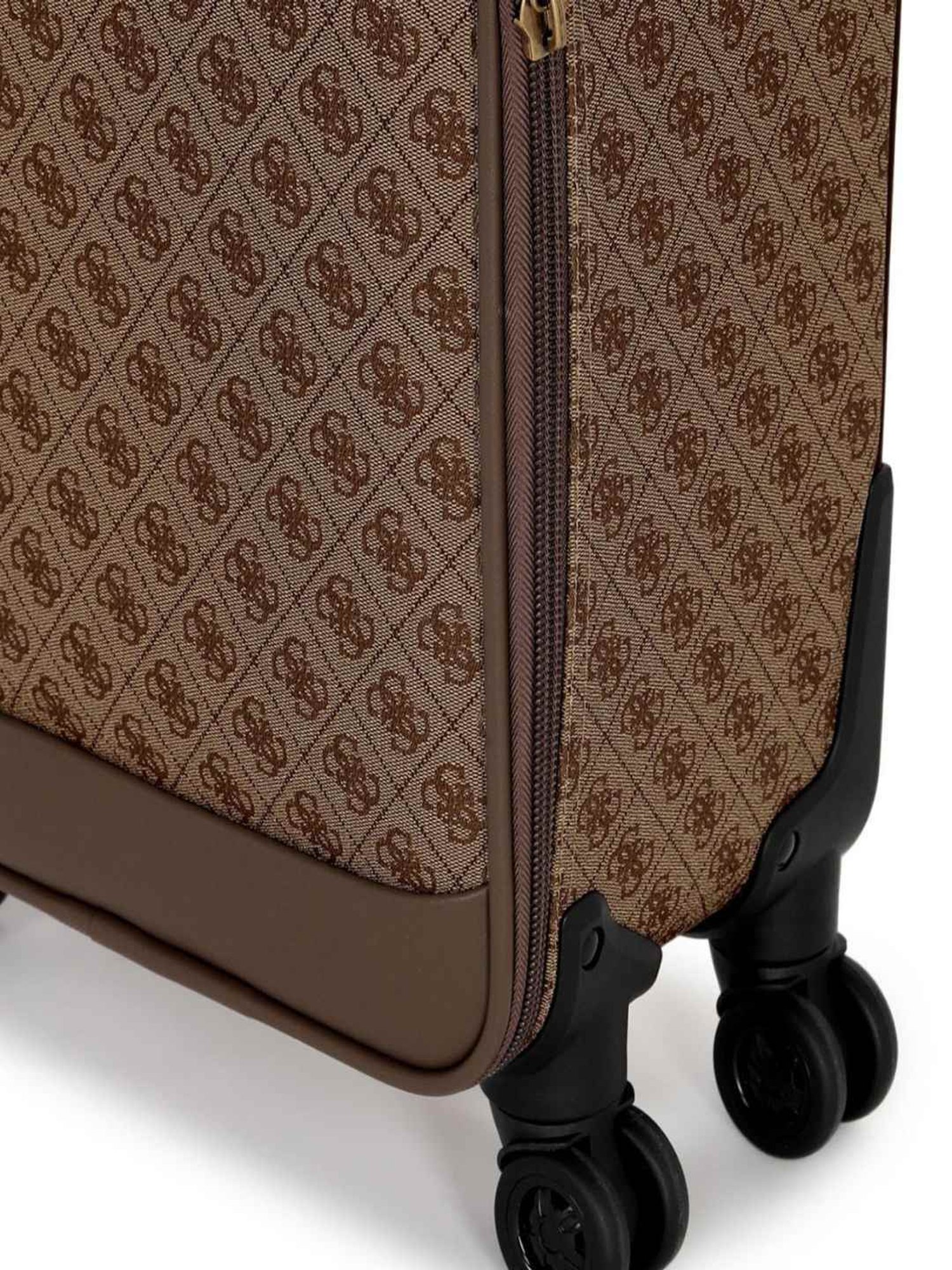 Guess Latte 8 wheels Small Soft Cabin Trolley Bag