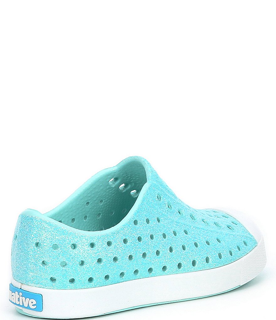 Native Girls' Jefferson Bling Glitter Slip-On Sneakers (Toddler)