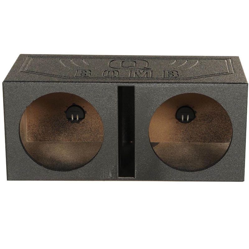 QPower 12" Downfire 2 Hole 2009-2016 F150 Super Crew Subwoofer Box Enclosure