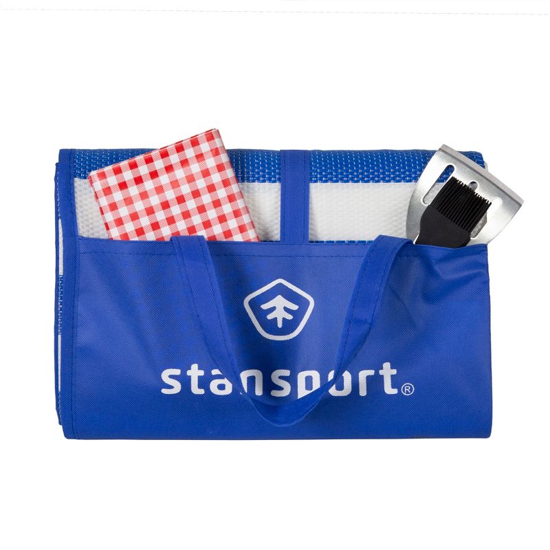 5'x6'7" Rectangle Outdoor Floor Mat Blue - Stansport