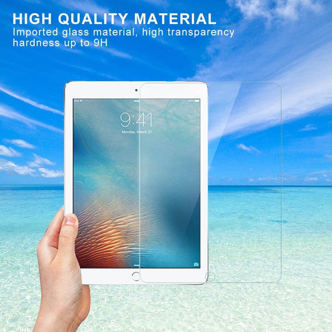 Tempered Glass Screen Protector Film 2.5D Rounded Edge For iPad Pro 9.7