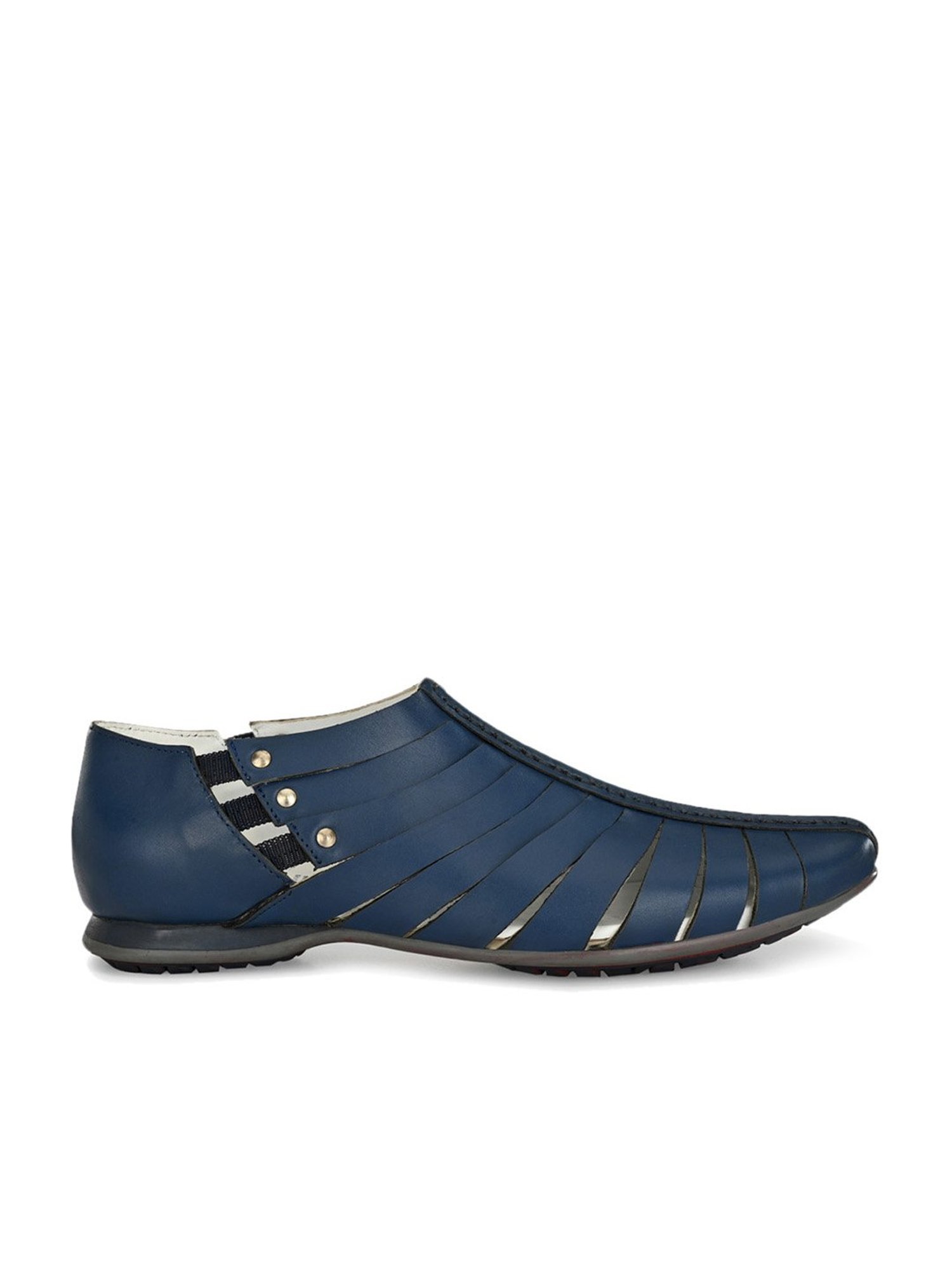 Hitz Men's Blue Casual Slip-ons