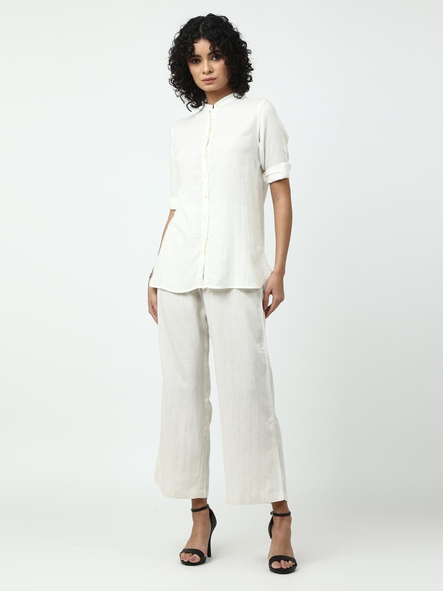 Saltpetre Claasic Cream Shirt in Linen