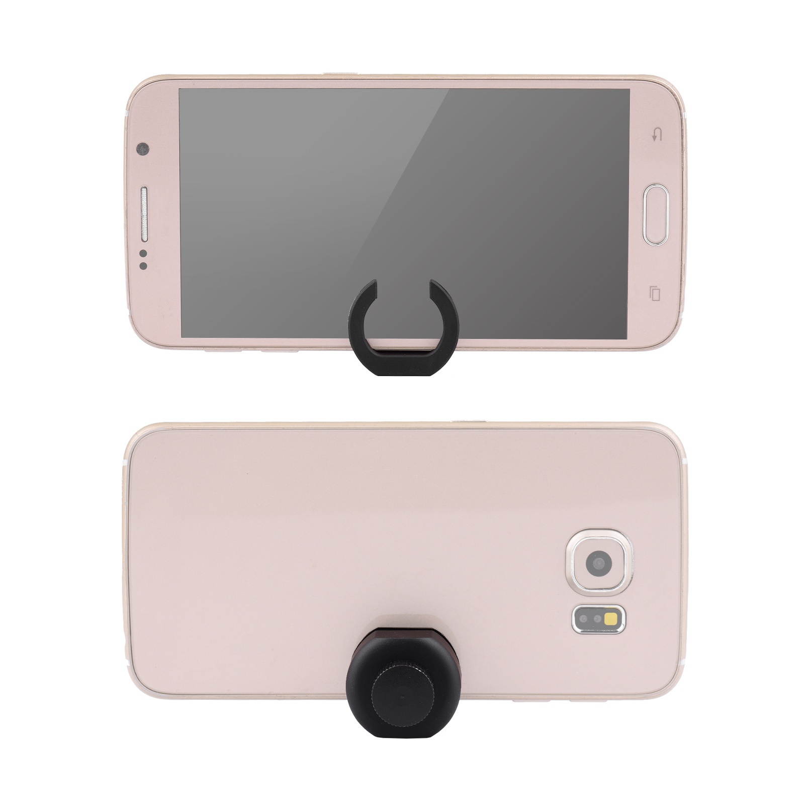 Mini Cell Phone Mount Tripod Adapter Tripod Phone Holder Stand with 1/4 Inch Interface for Smartphones Tablets