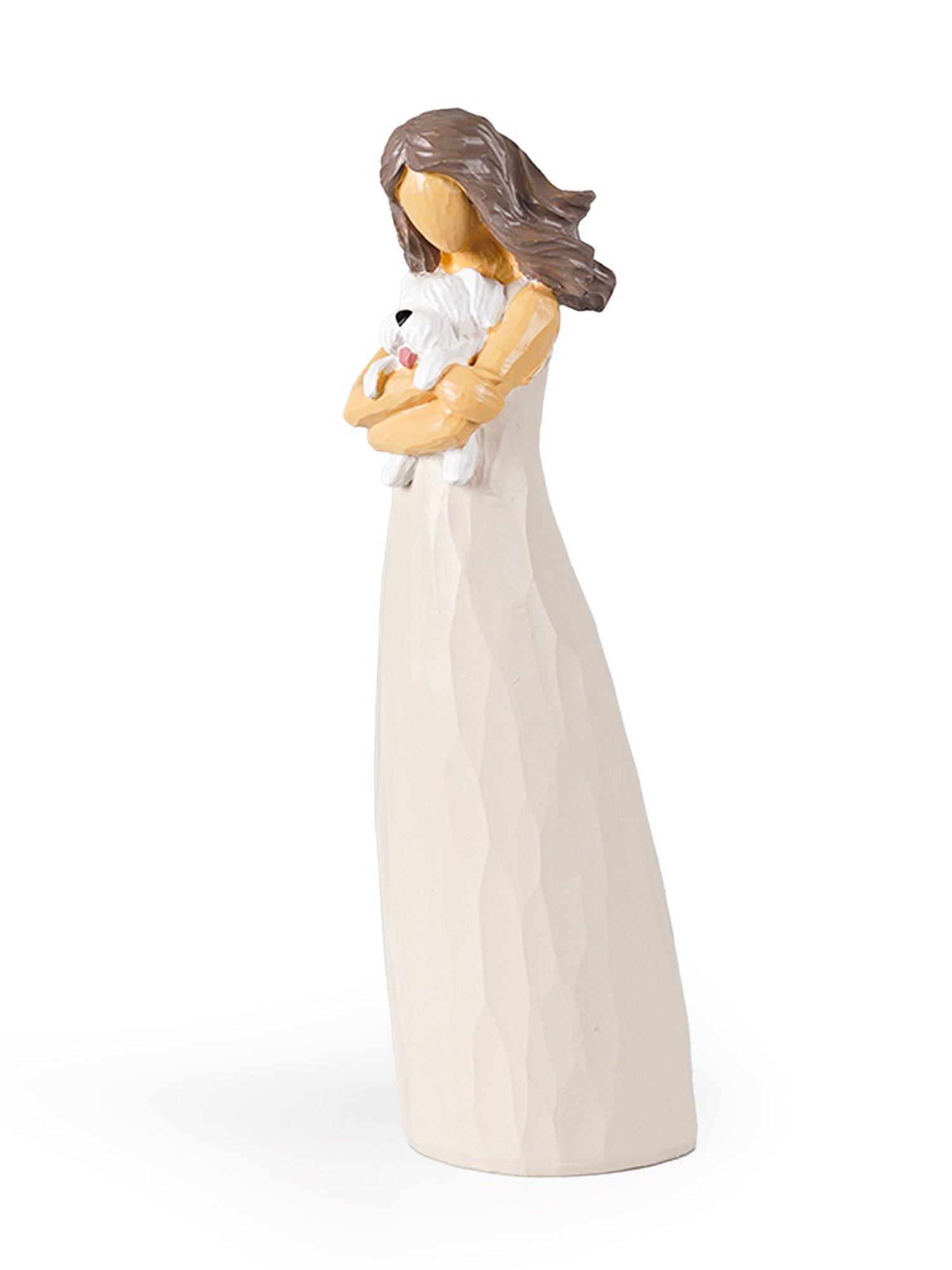 The Artment Decorative Baby Doll with Teddy Girl Polyresin Showpiece