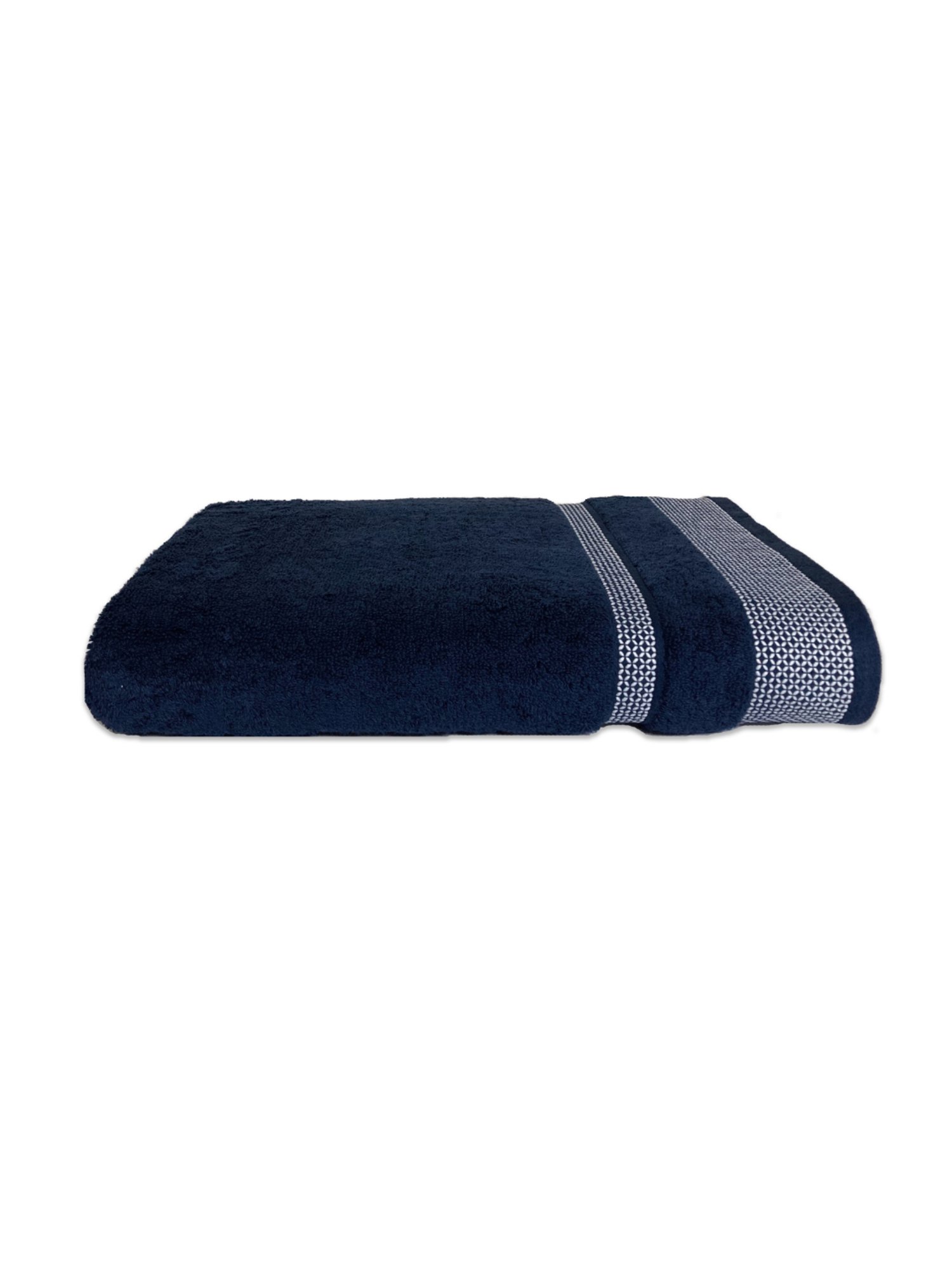 Spaces Hygro Midnight Blue 600 GSM Cotton Bath Towel