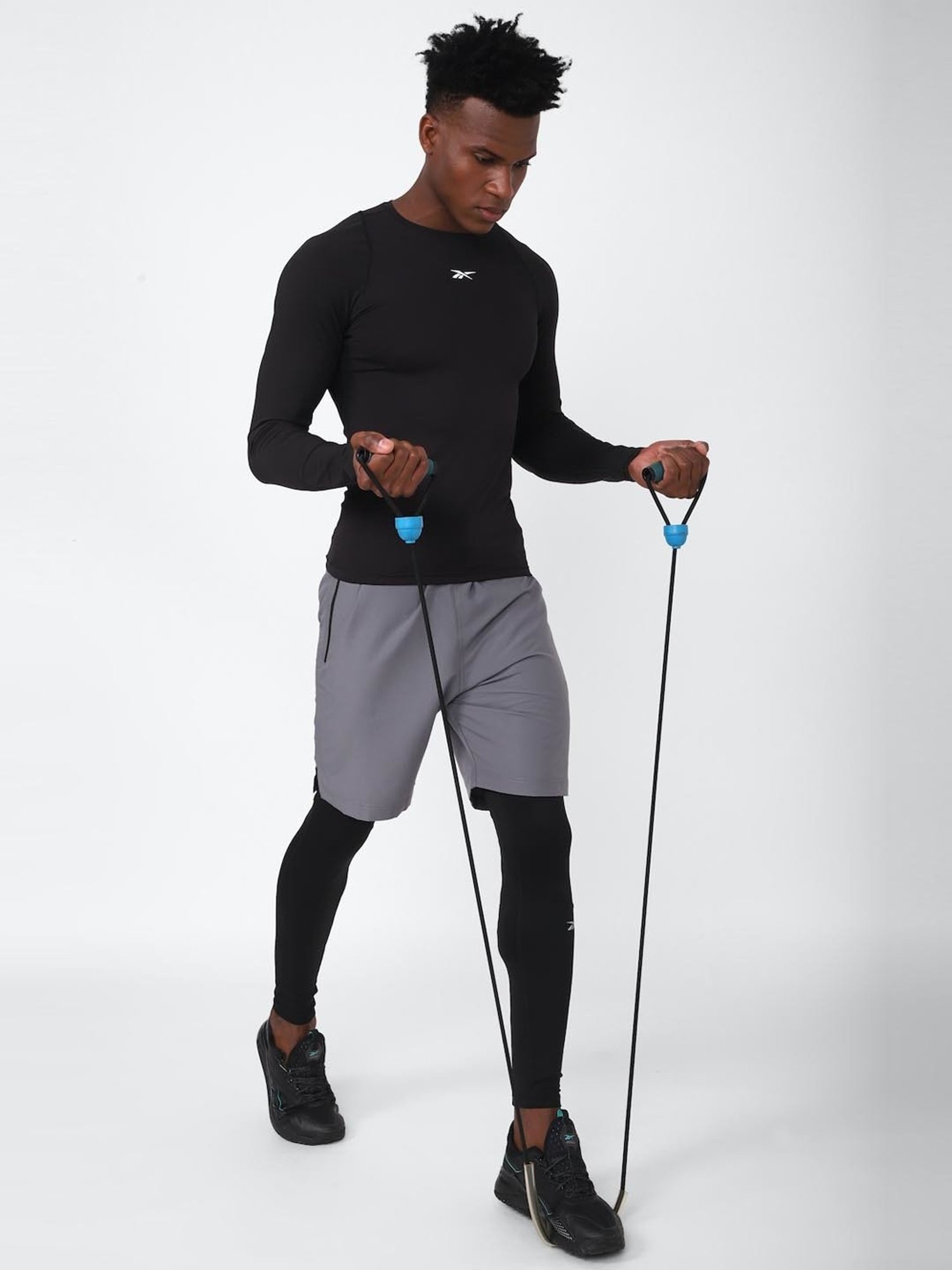 Reebok Black Regular Fit T-Shirt