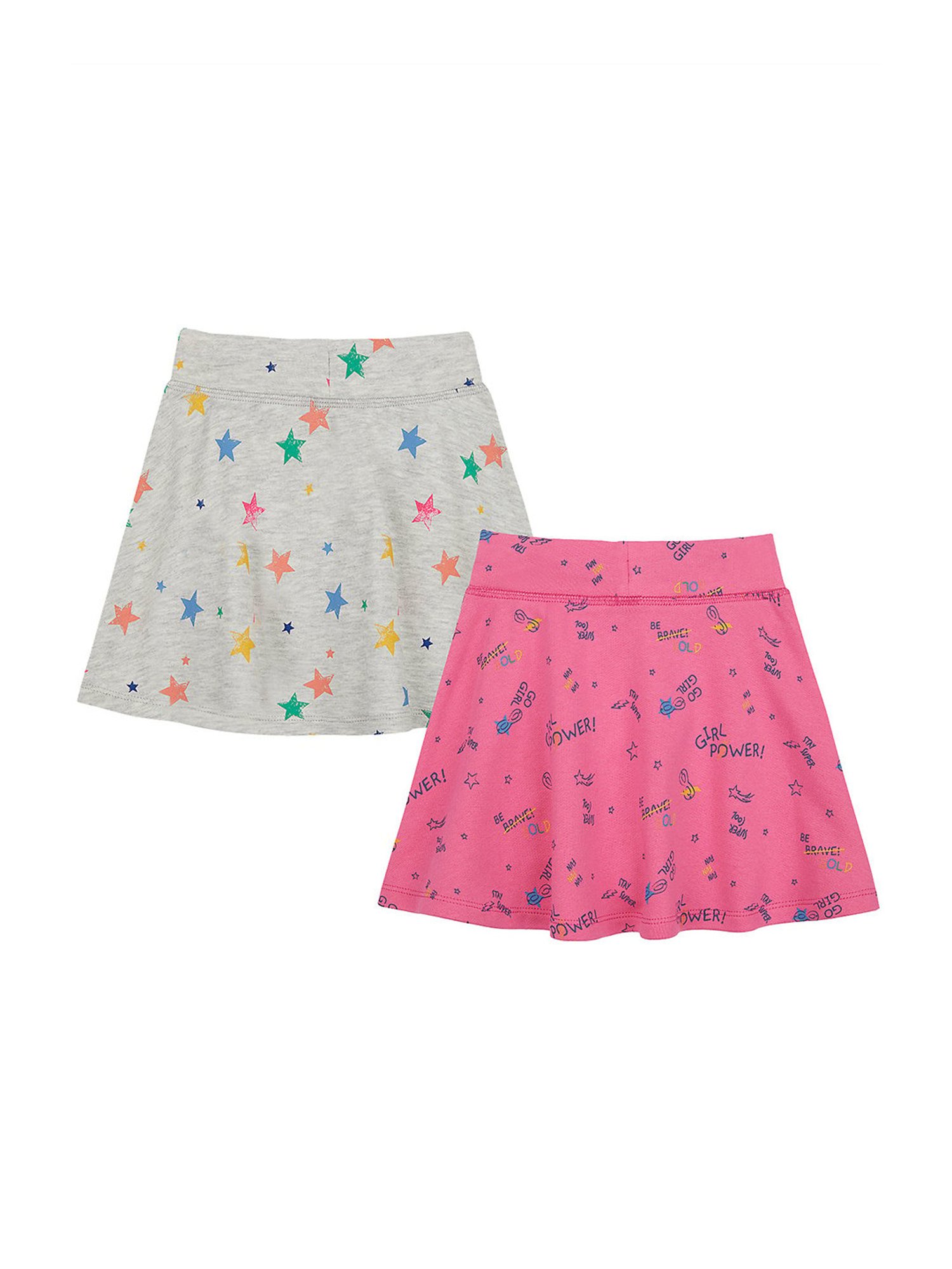MINIKLUB Kids Blue Cotton Embellished Skirt
