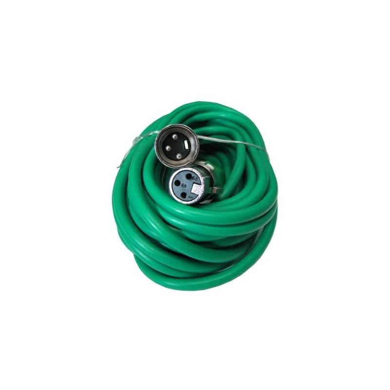 Male to Female 3pin Mic Microphone Lo-z Extension Cable Cord (50ft, Yellow)