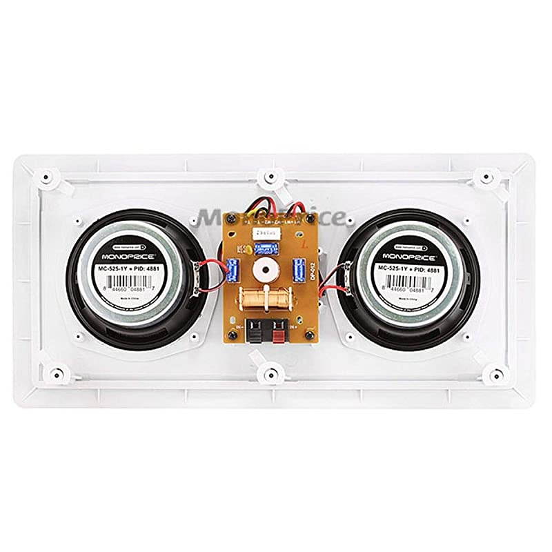 Aramid Fiber inWall Center Channel Speaker Dual 525 Inch Single with Titanium Tweeters Caliber Series