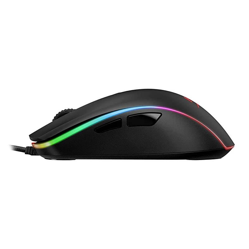 Pulsefire Surge RGB Wired Optical Gaming Mouse Pixart 3389 Sensor up to 16000 DPI Ergonomic 6 Programmable Buttons Compatible with Windows 108187 Black