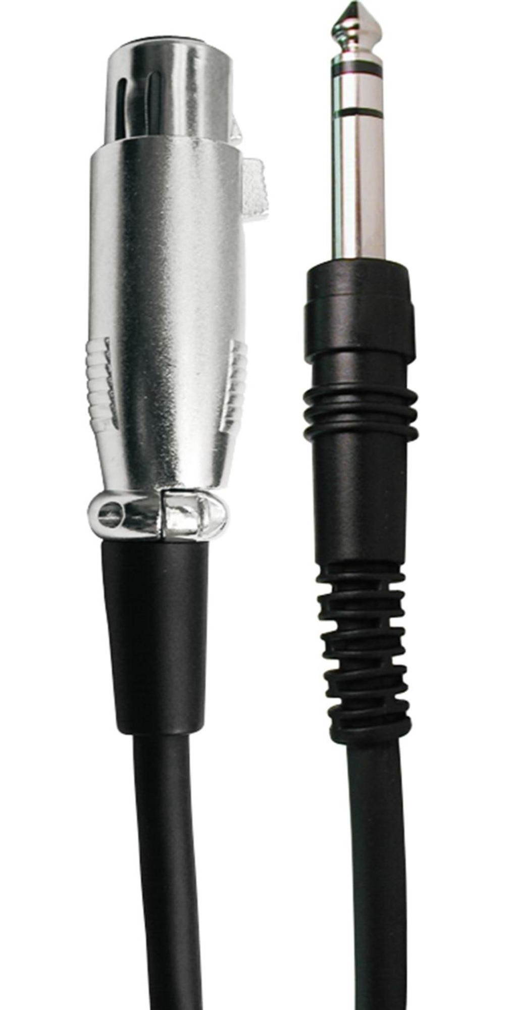 Livewire Essential Interconnect Cable 1/4" TRS Male to XLR Female 10 ft. Black