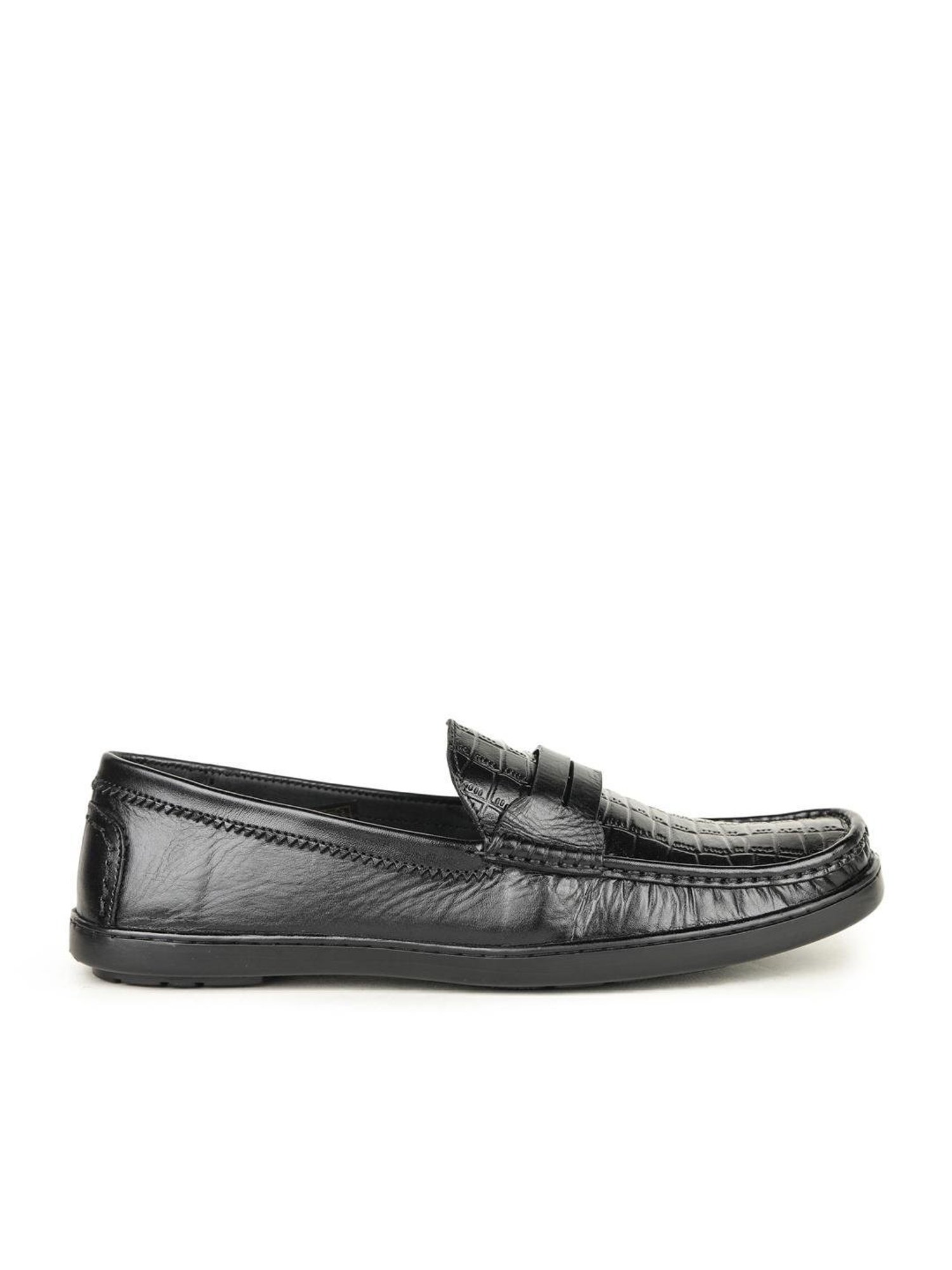 Britmen Men's Black Casual Loafers