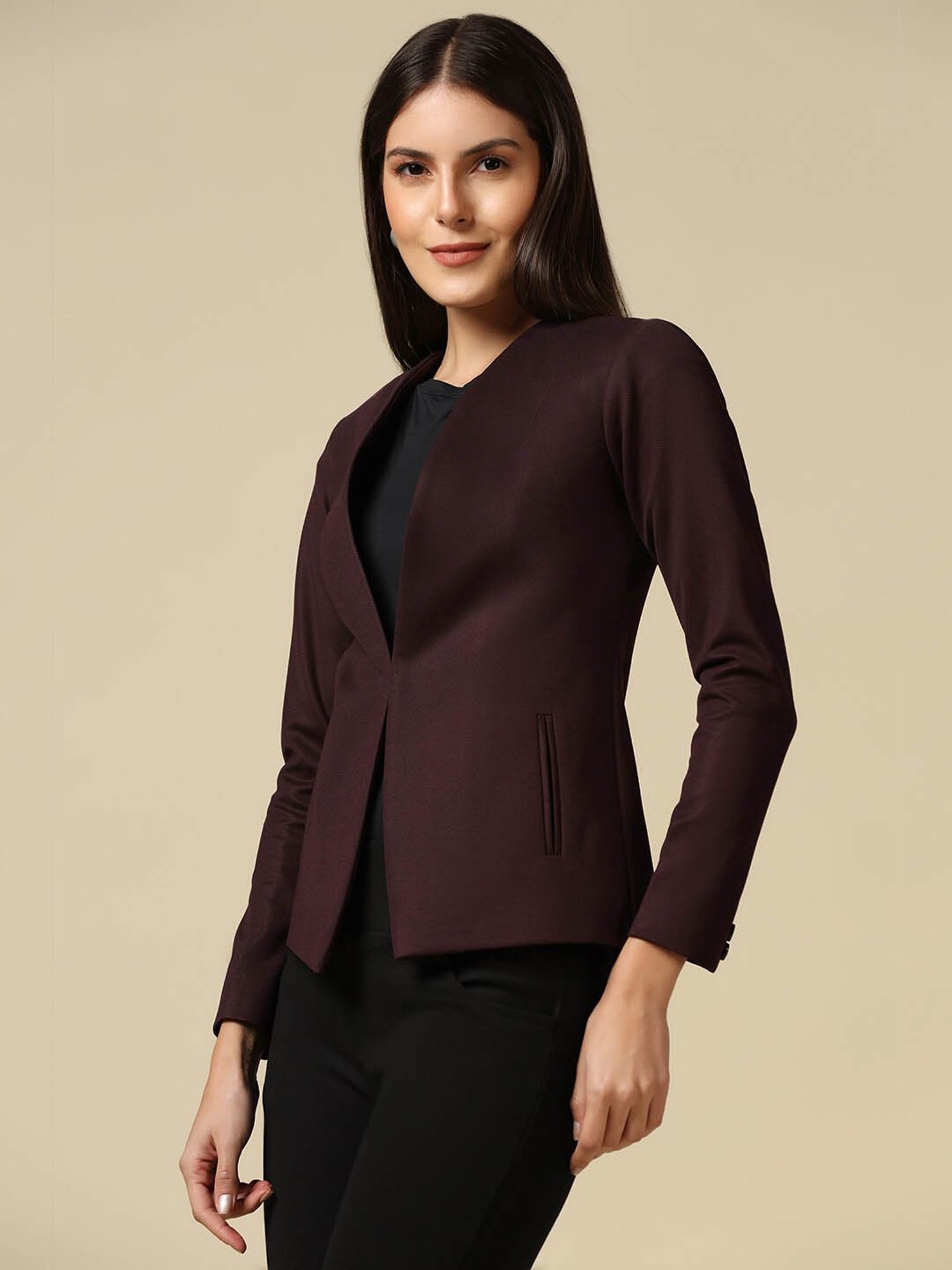 TAHVO Maroon Blazer