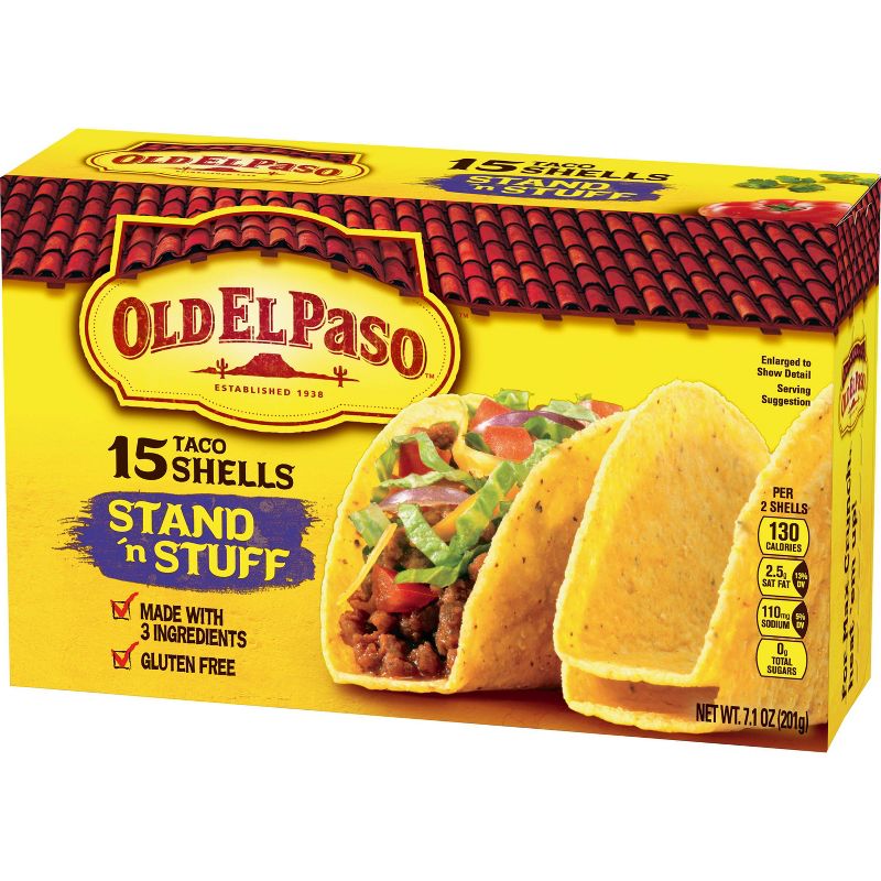 Old El Paso Gluten Free Stand 'n Stuff Taco Shells - 7.1oz/15ct