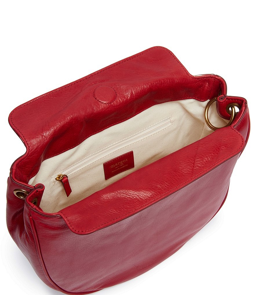 Margot Jace Leather Hobo Crossbody Bag