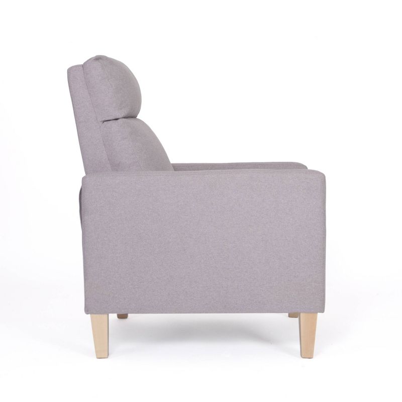 Vanessa Mid Century Recliner Pebble Gray - Christopher Knight Home