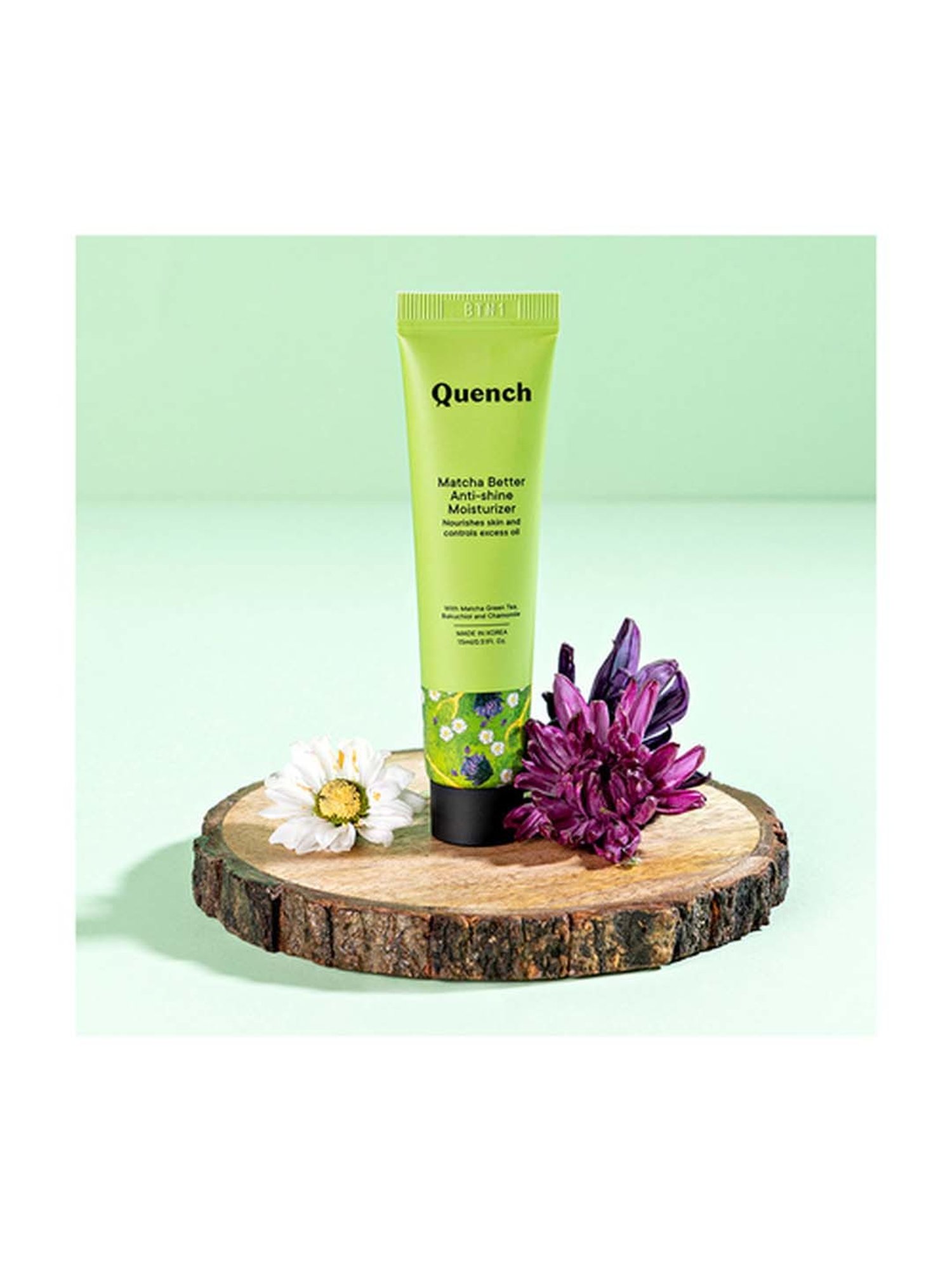 Quench Botanics Matcha Better Anti-Shine Moisturizer - 15 ml