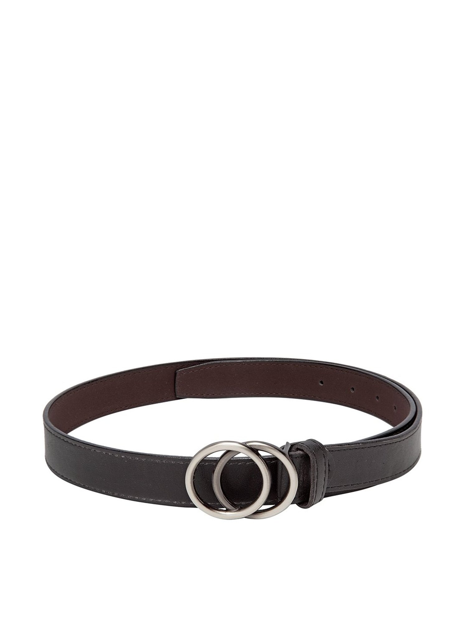 Apsis Dark Brown PU Waist Belt for Women