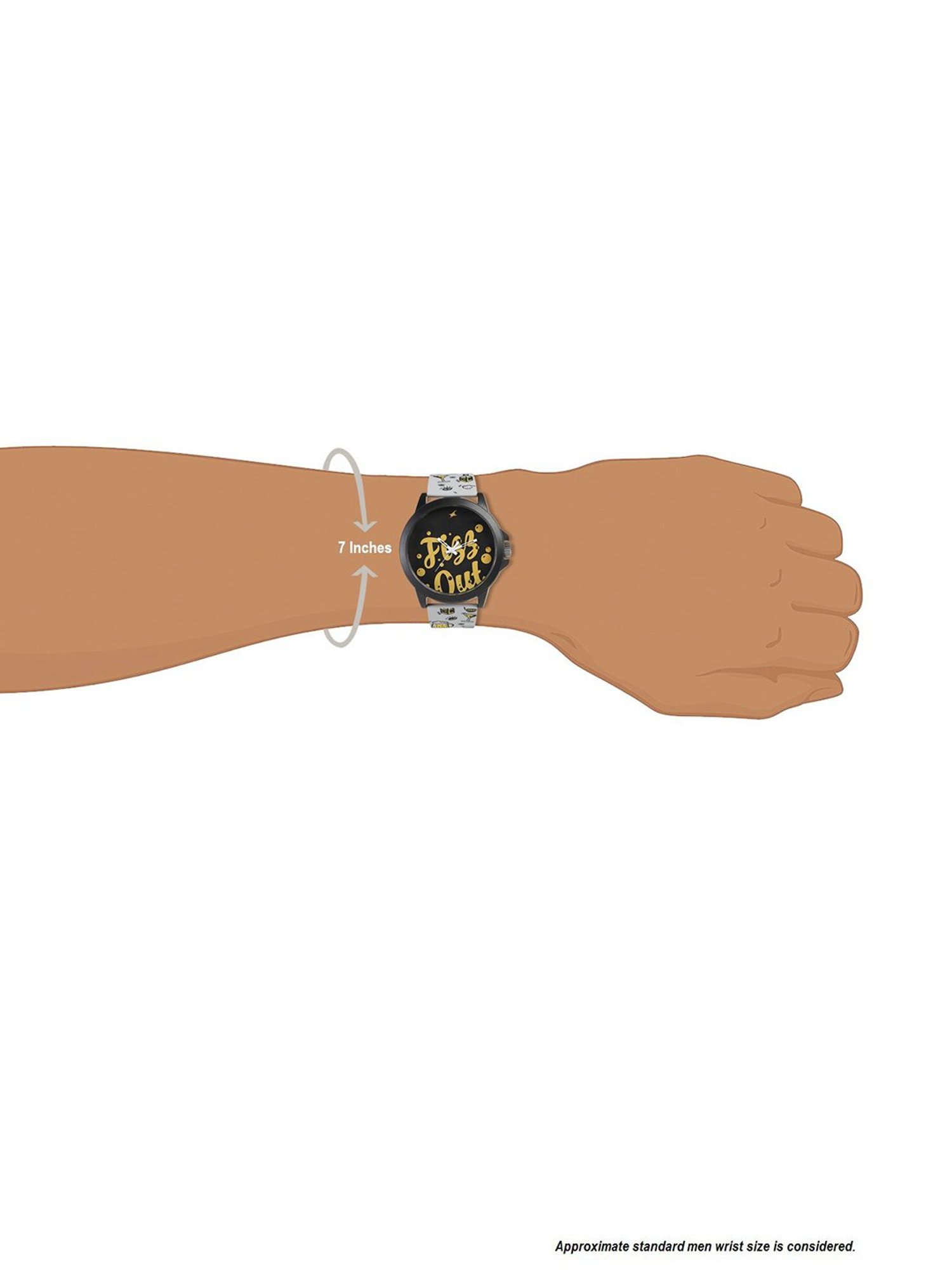 Fastrack 38024PP45 Tees Wicked Lines Unisex Analog Watch