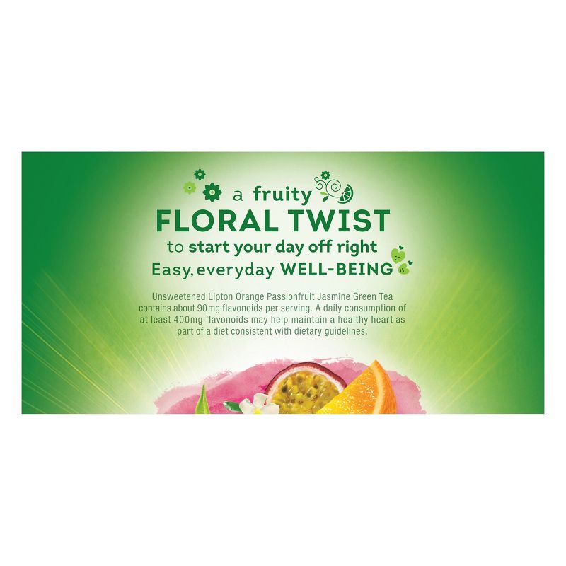 Lipton Orange Passionfruit Jasmine Green Tea - 20ct