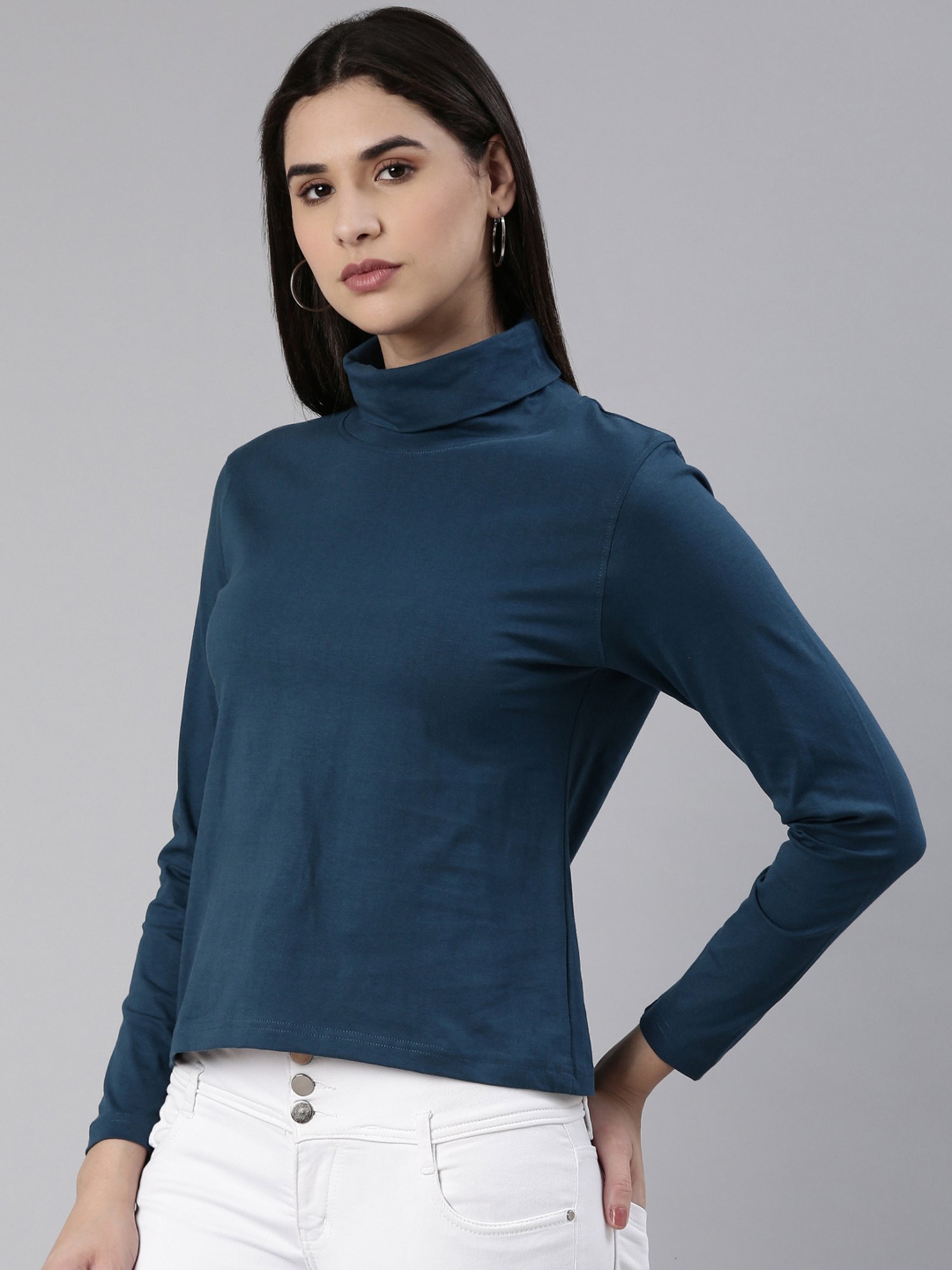 Kryptic Teal Cotton Regular Fit T-Shirt (Pack Of 2)