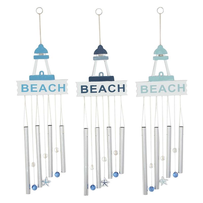 Home & Garden 12.0" Dragonfly Hanging Moblie Bells Beads Yard Decor Amscan  -  Bells And Wind Chimes