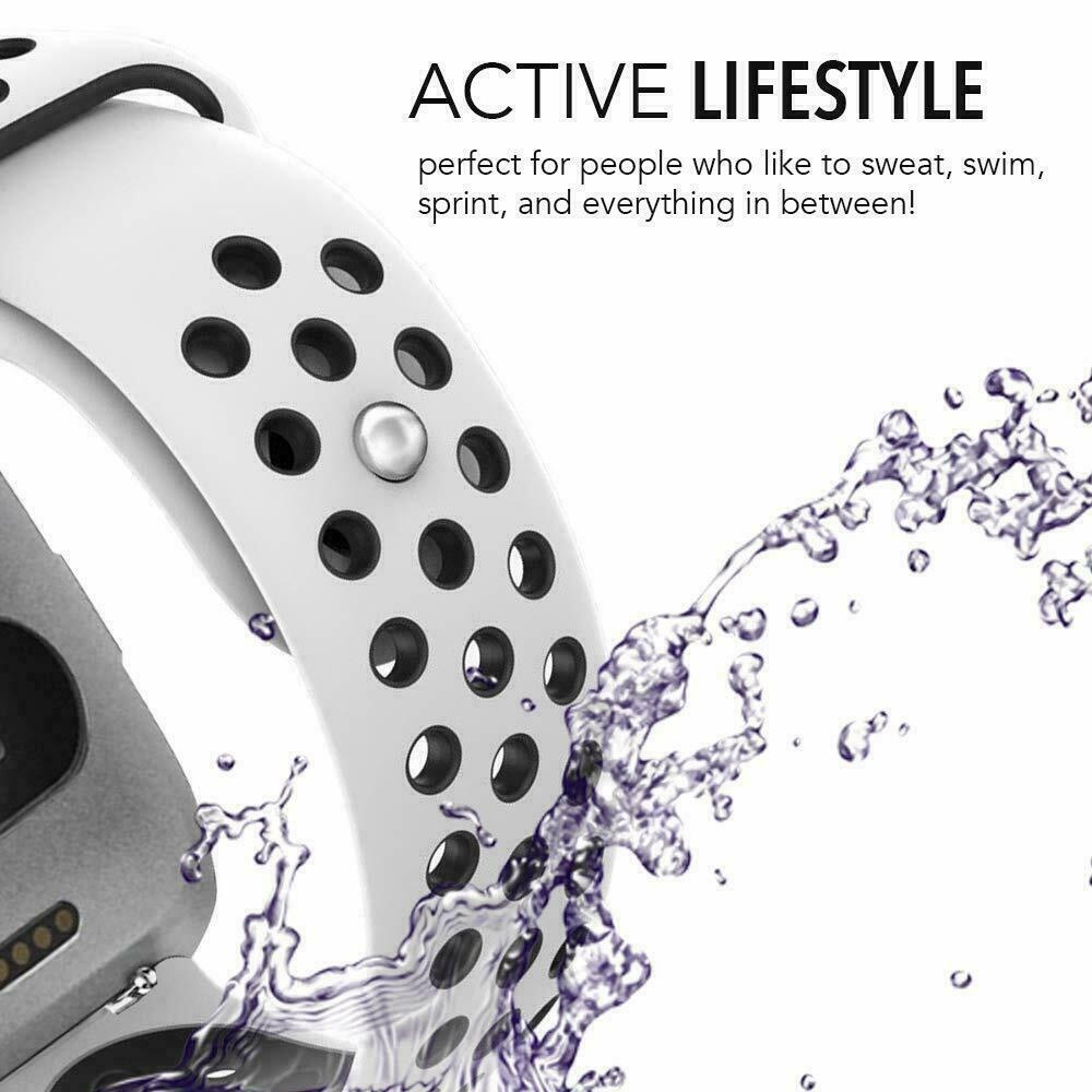 For  Versa Wristband Strap Sport Breathable Silicon Replacement Watch Band