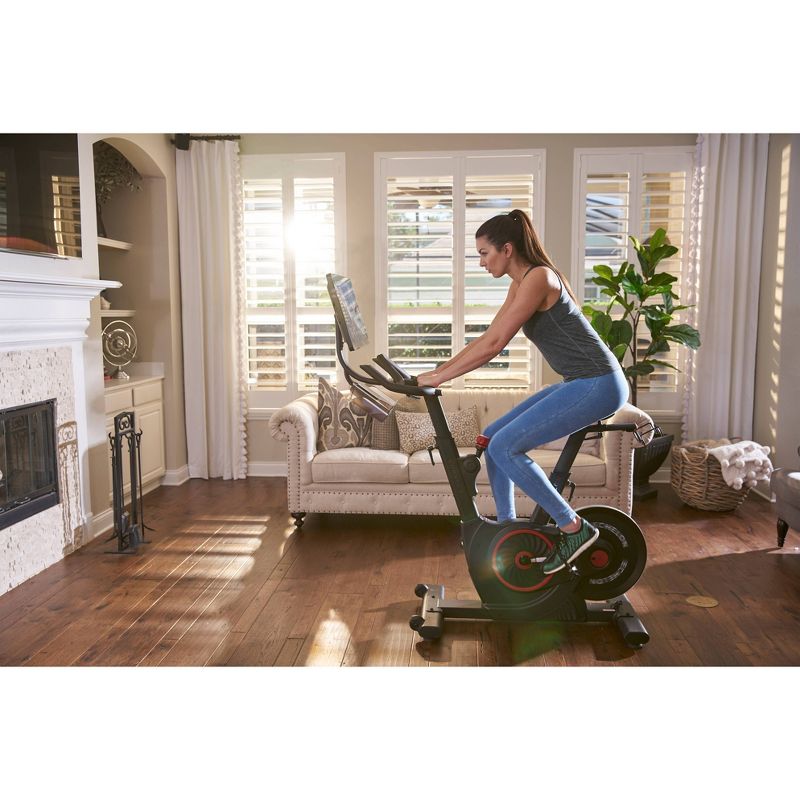 Body Flex Sports Body Rider BRF700 Stationary Full Body Cardio Exercise Upright Fan Bike with Dual Action Handlebars and Adjustable Seat