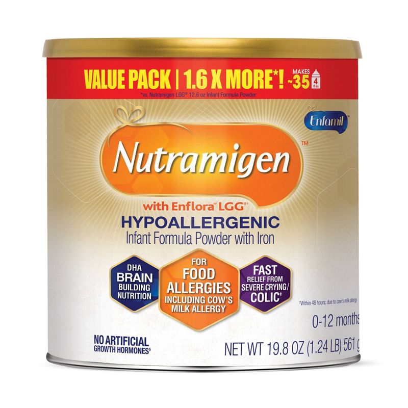 Enfamil Nutramigen with Enflora LGG Infant Hypoallergenic Formula Powder - 19.8oz