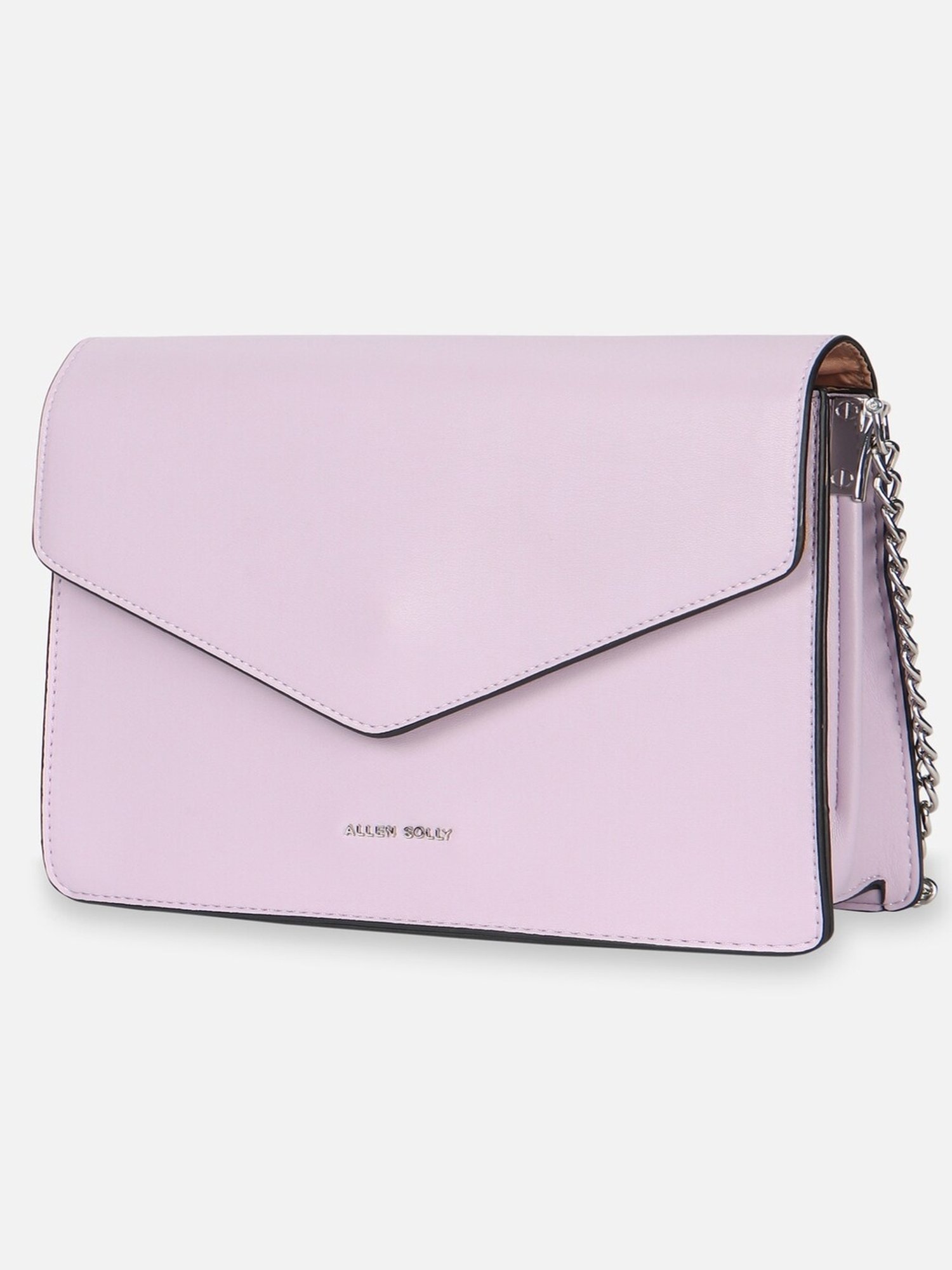 Allen Solly Purple Solid Medium Sling Handbag