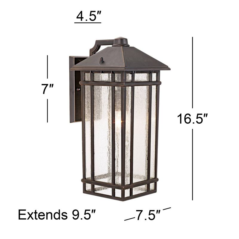 Kathy Ireland J du J Sierra Craftsman 16 1/2" High Outdoor Wall Light
