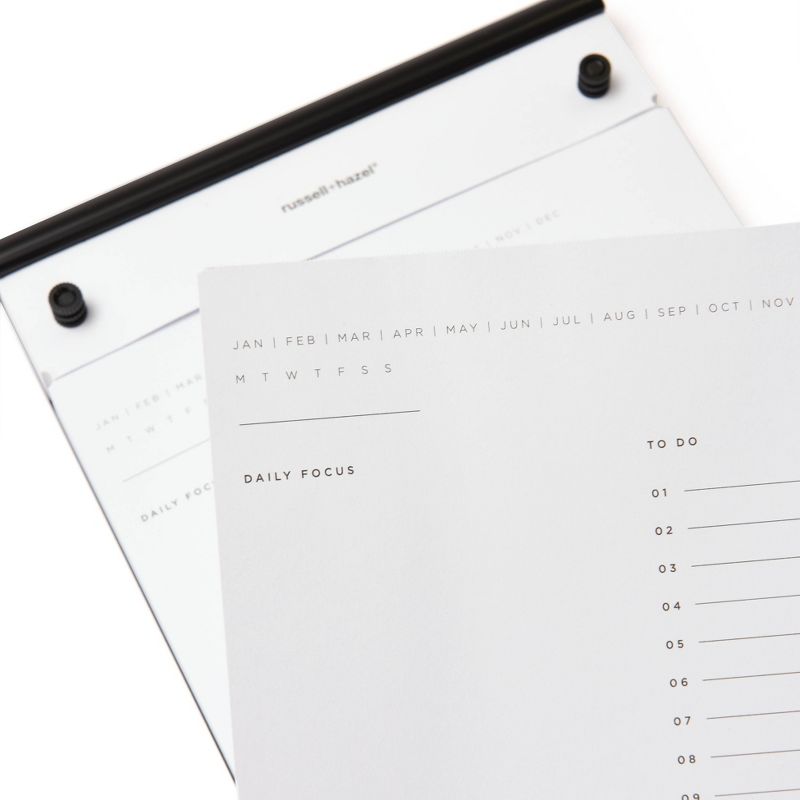 Russell+Hazel Drafters Tablet Notepad Black