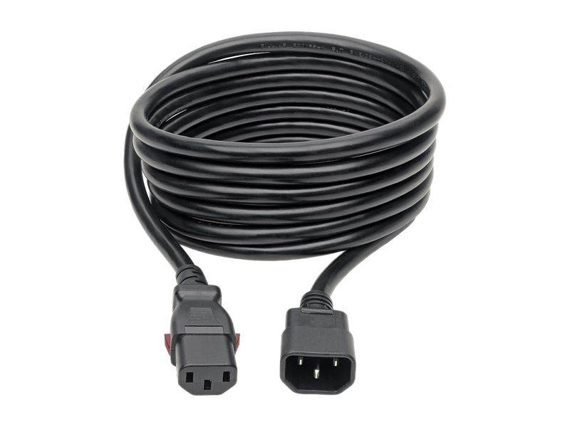 1M 16AWG Heavy Duty Power Extension Cord Power Extension Cable 3 Feet 1 Meters 3 Conductor NEMA 515P to NEMA 515R 13 Amp Power Cable ED70906
