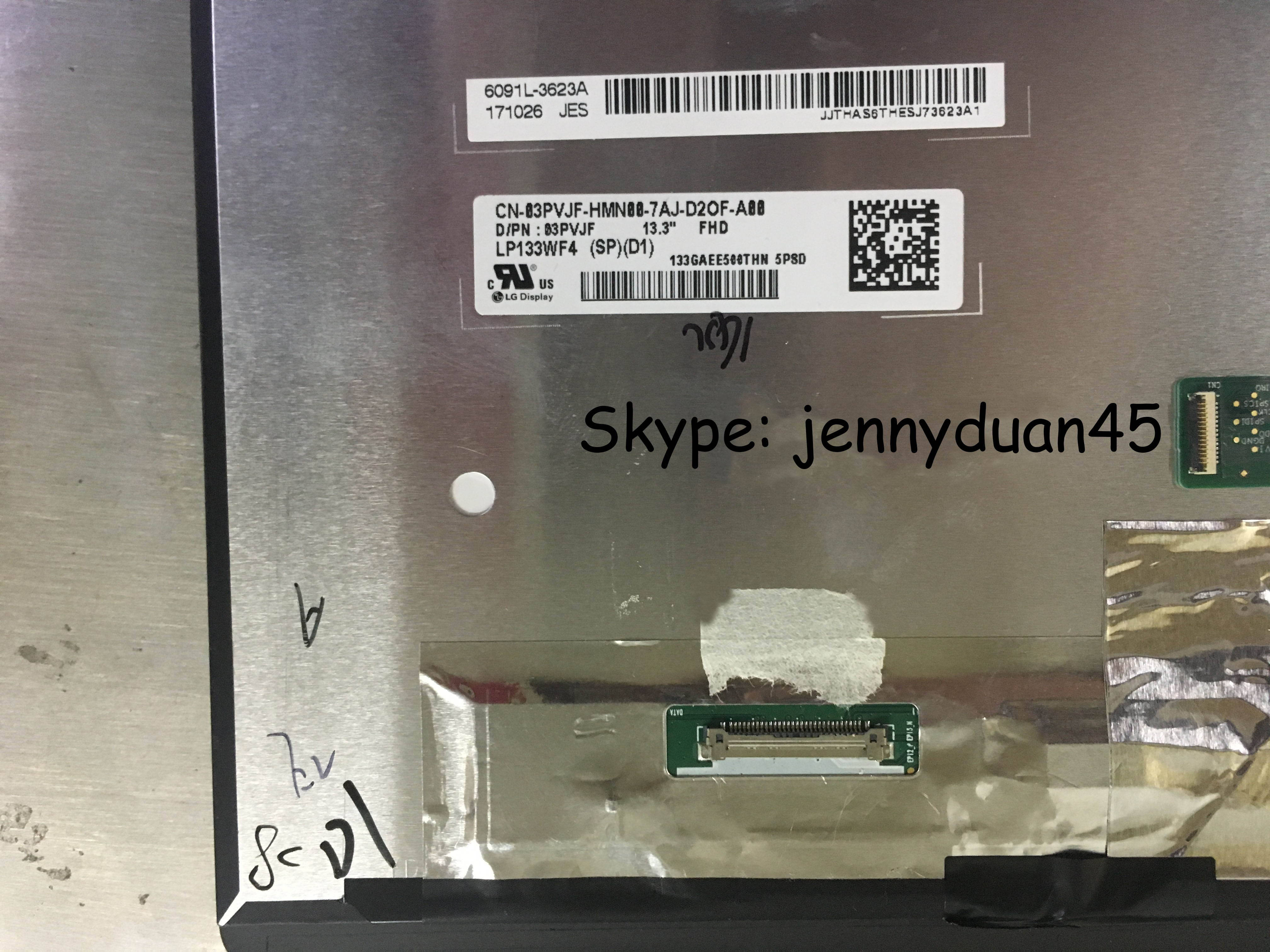 13.3 inch LCD Assembly for Dell 7390 touch screen 1920*1080