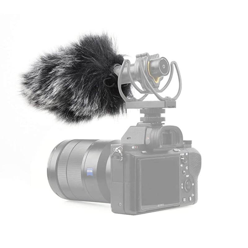 VideoMic Deadcat Windscreen - for Microphone Deity D3, S-Mic 2S, Outdoor Wind Cover Muff Mic Windshield Fur Filter