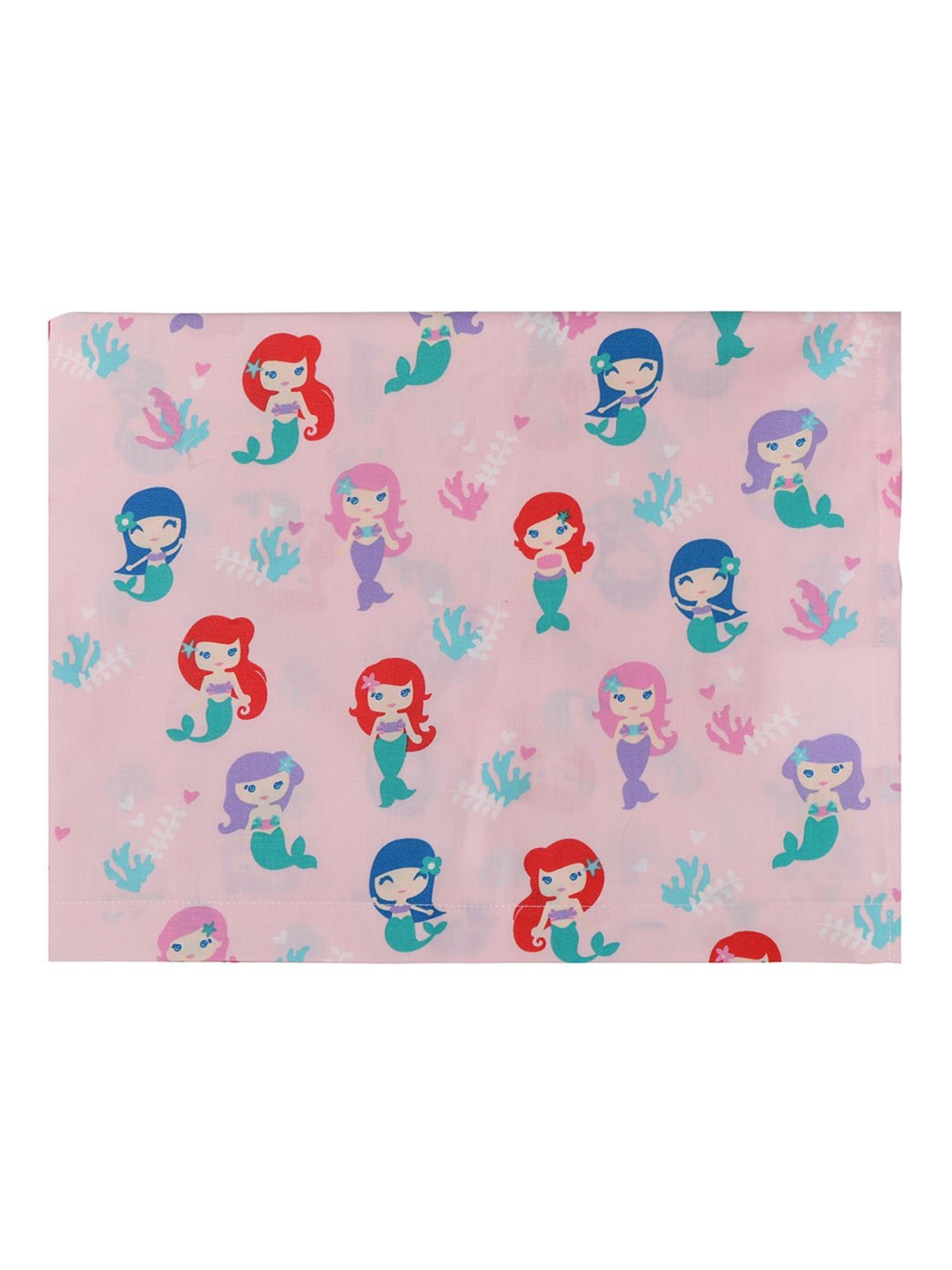 Nigh Nigh Mermaid Baby Pink Cotton 300 TC Kids Bed Linen Set