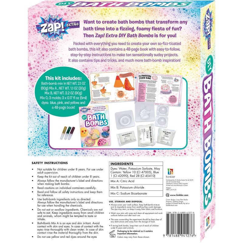 Zap! Extra DIY Bath Bombs - Hinkler Books