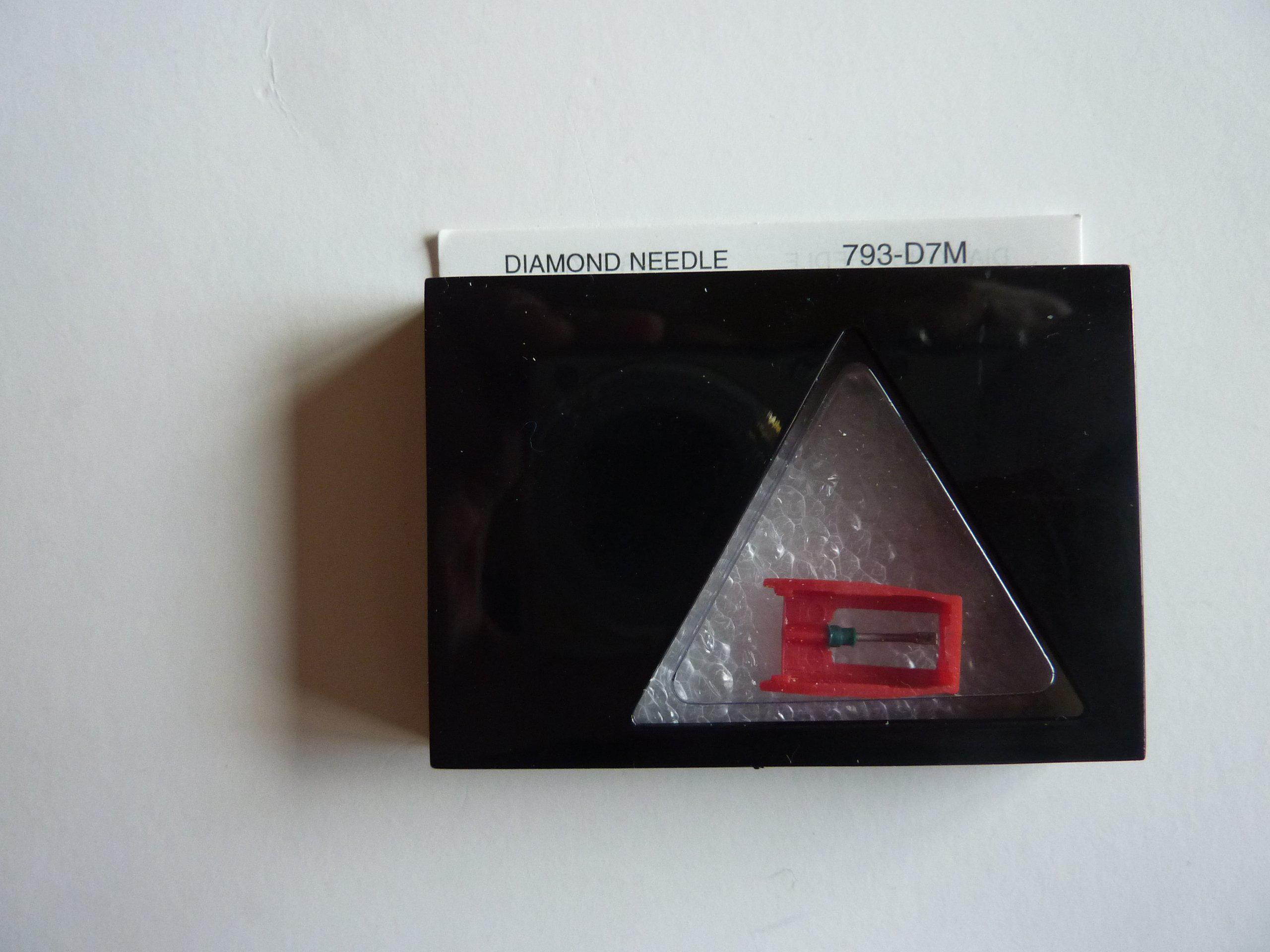 pfanstiehl vinyl record player 793d7m diamond needle stylus, replaced 793d7