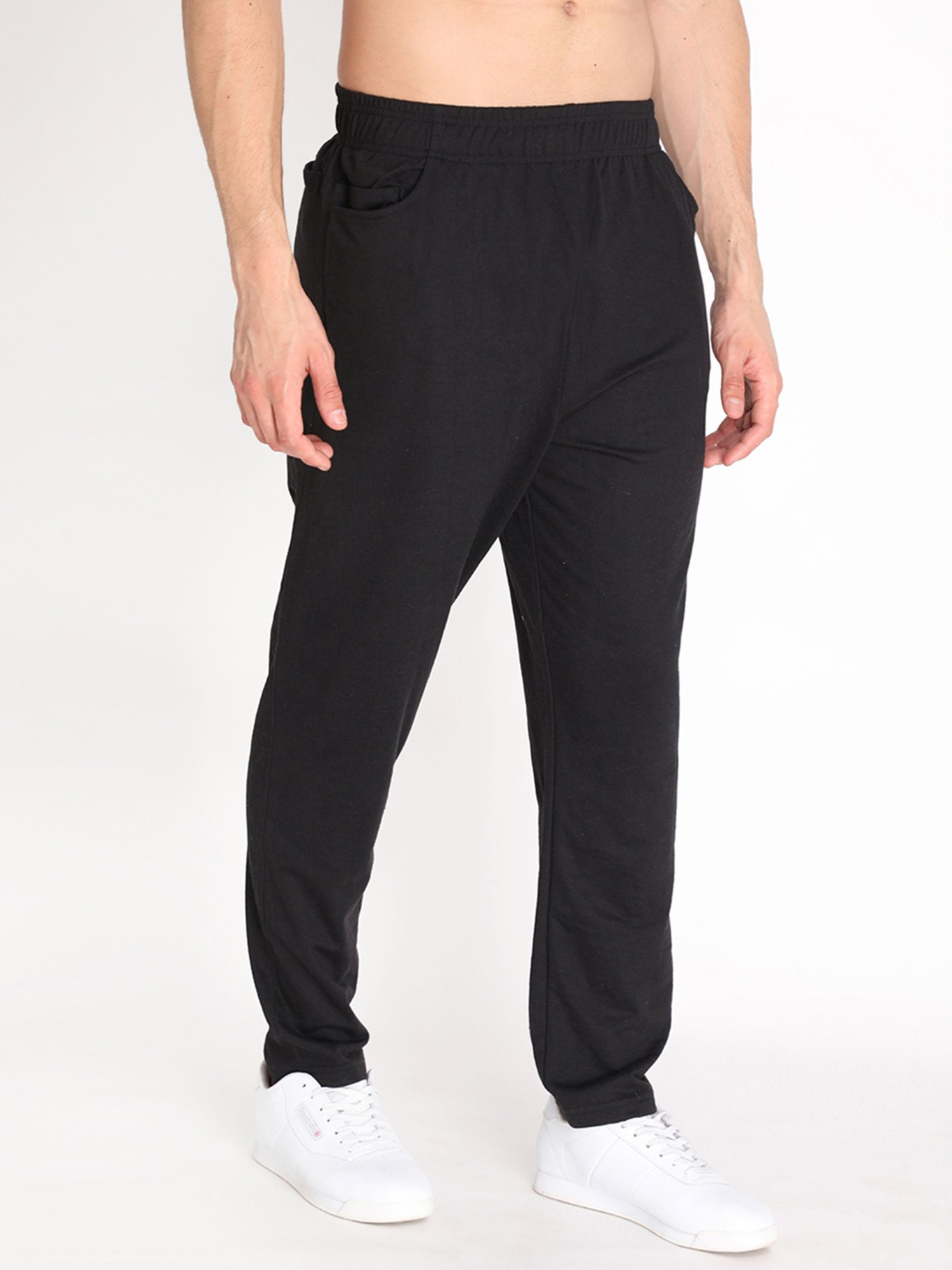 Chkokko Black Regular Fit Trackpants