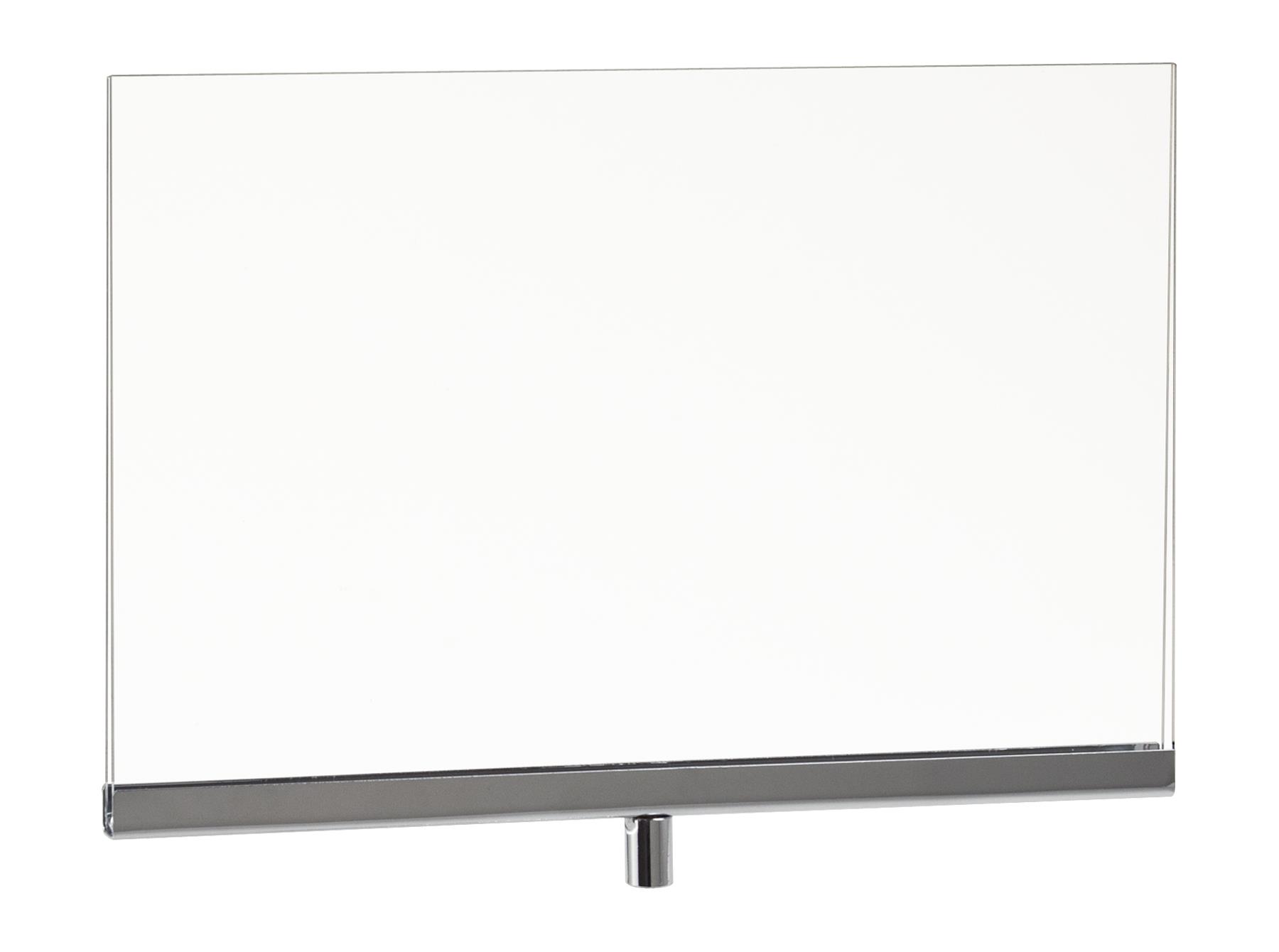 Econoco PJ711 11 W x 7 H in. Acrylic Sign Holder With 0.38 in. Fitting