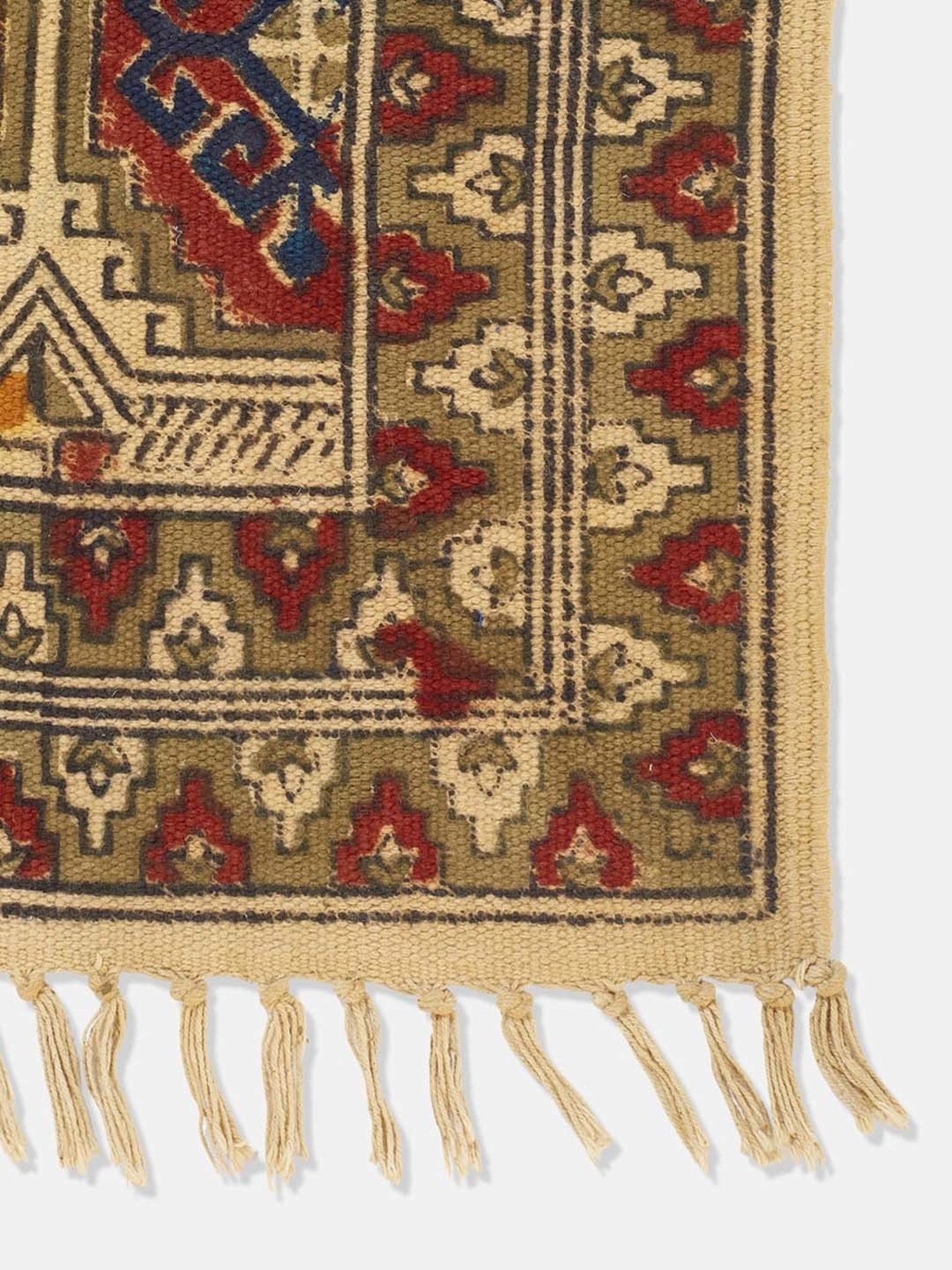 Fabindia Phool Multicolor Cotton Large Trisha Dhurrie