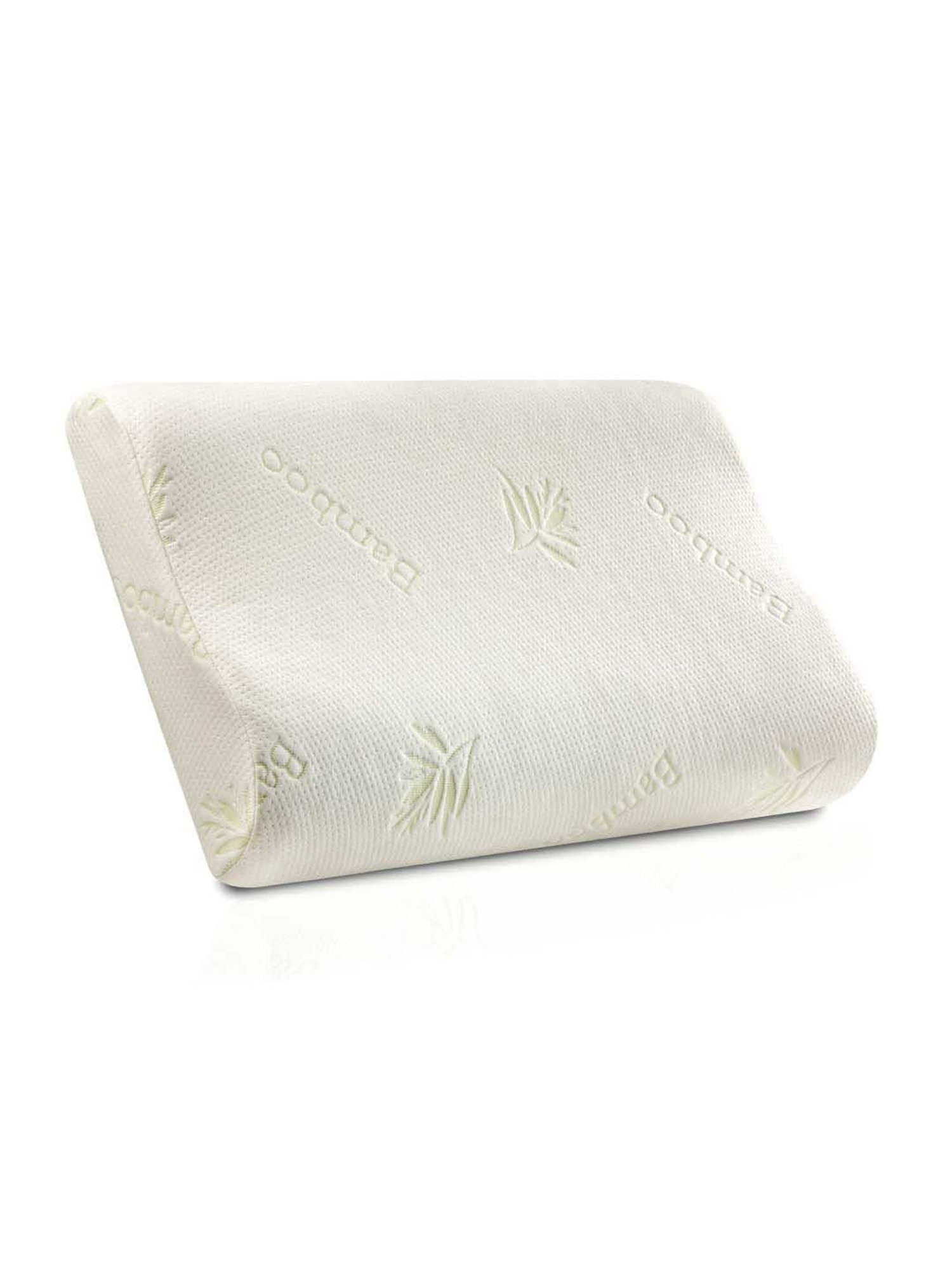 The White Willow White Cervical Contour Pillow with Cover - Set of 1