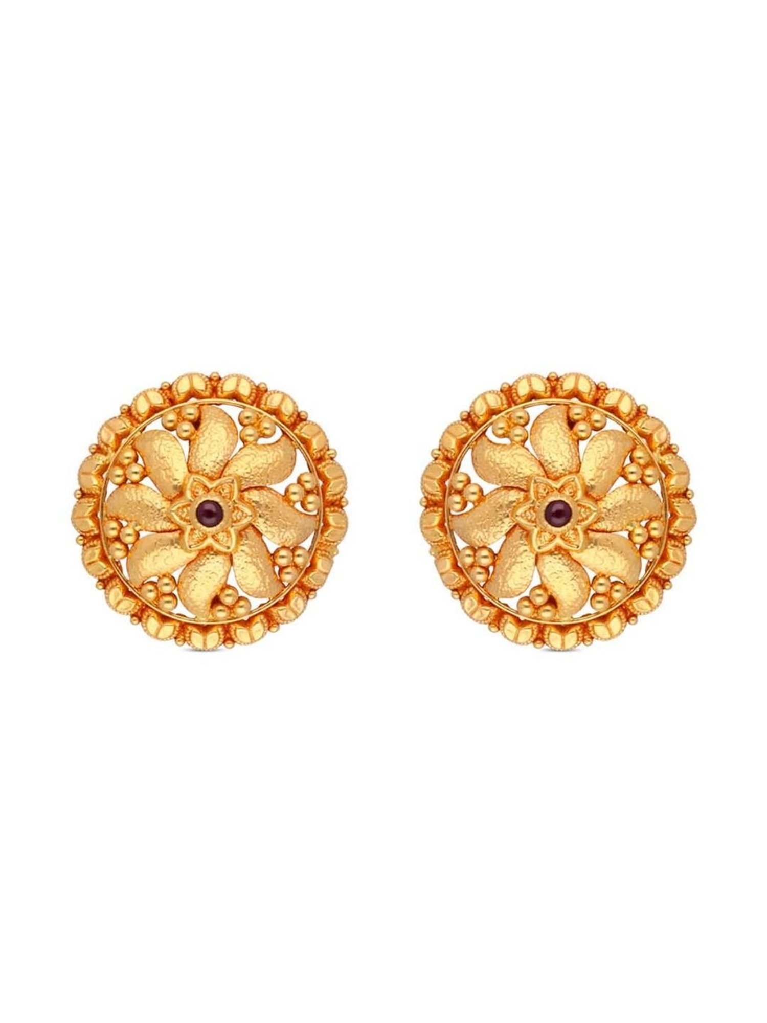 CKC Brown Oxidized Gold Tops: Rustic Elegance