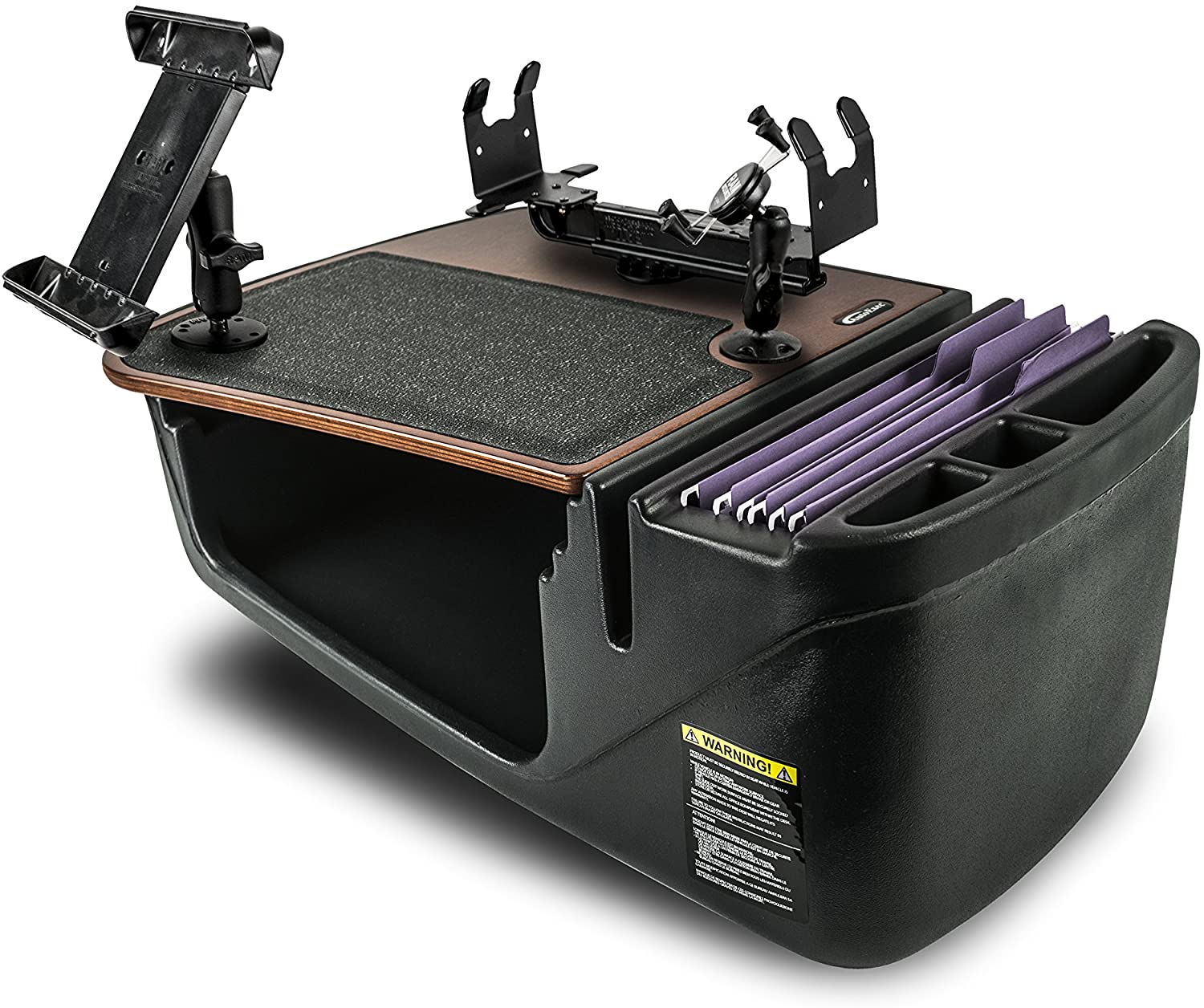 AutoExec AUE06350 Efficiency GripMaster Car Desk Mahogany Finish with Phone Mount, Tablet Mount and Printer Stand 

AEGrip-02-09 MAH
