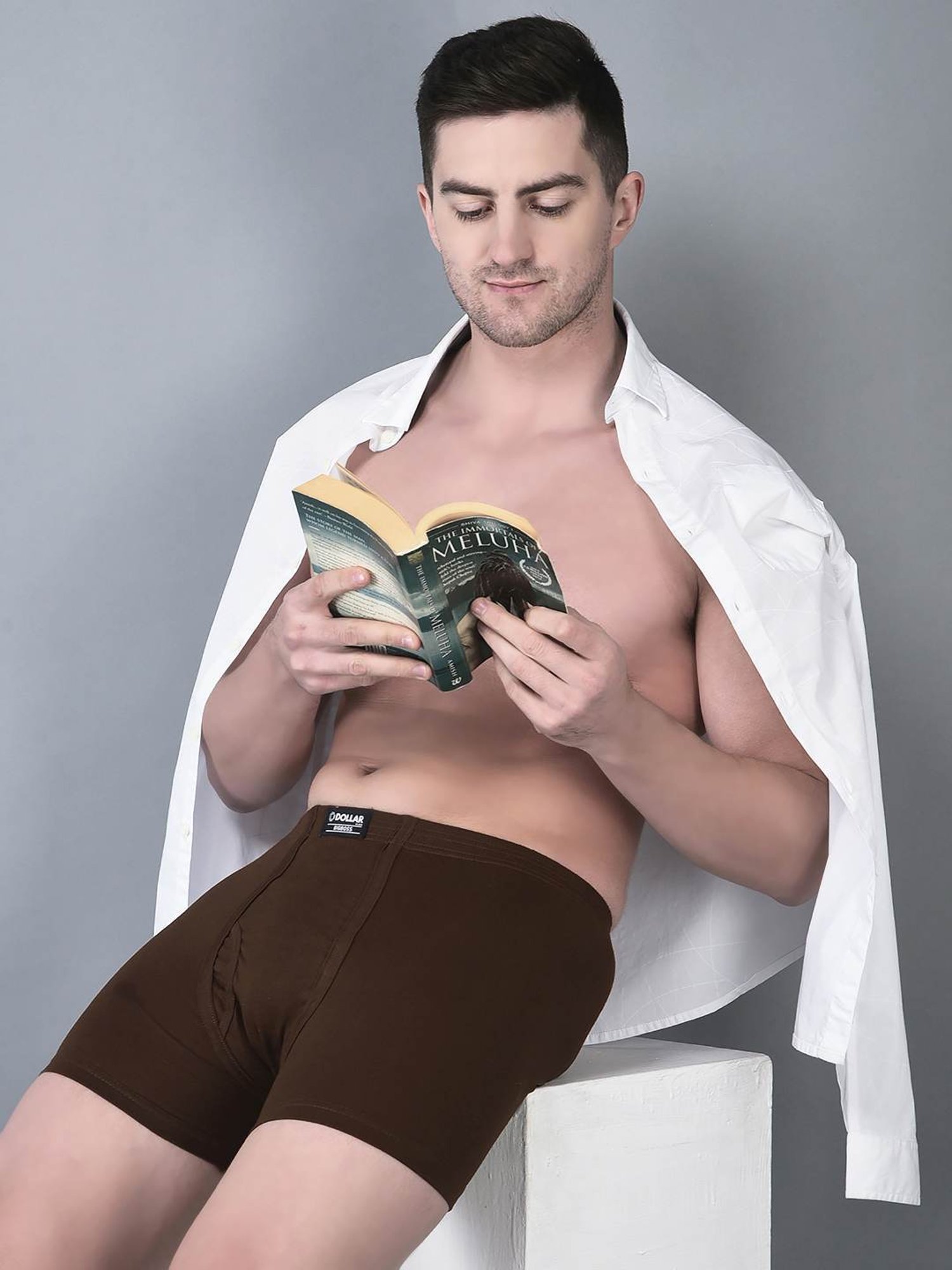 Dollar Bigboss Assorted Cotton Regular Fit Trunks - Pack Of 7