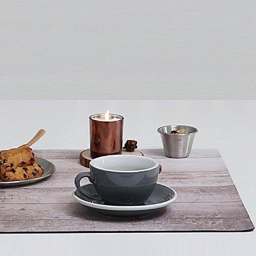 NessHome Neoprene Non-Slip Multi Purpose Desk Pad, 25"x17" (Wood)