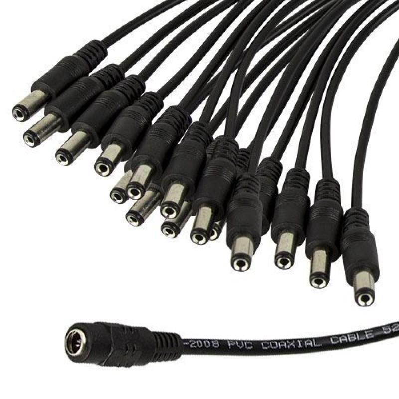 Spyclops SPLIT16 16 Male to 1 Female 12 Volt DC Power Splitter for CCTV Cameras